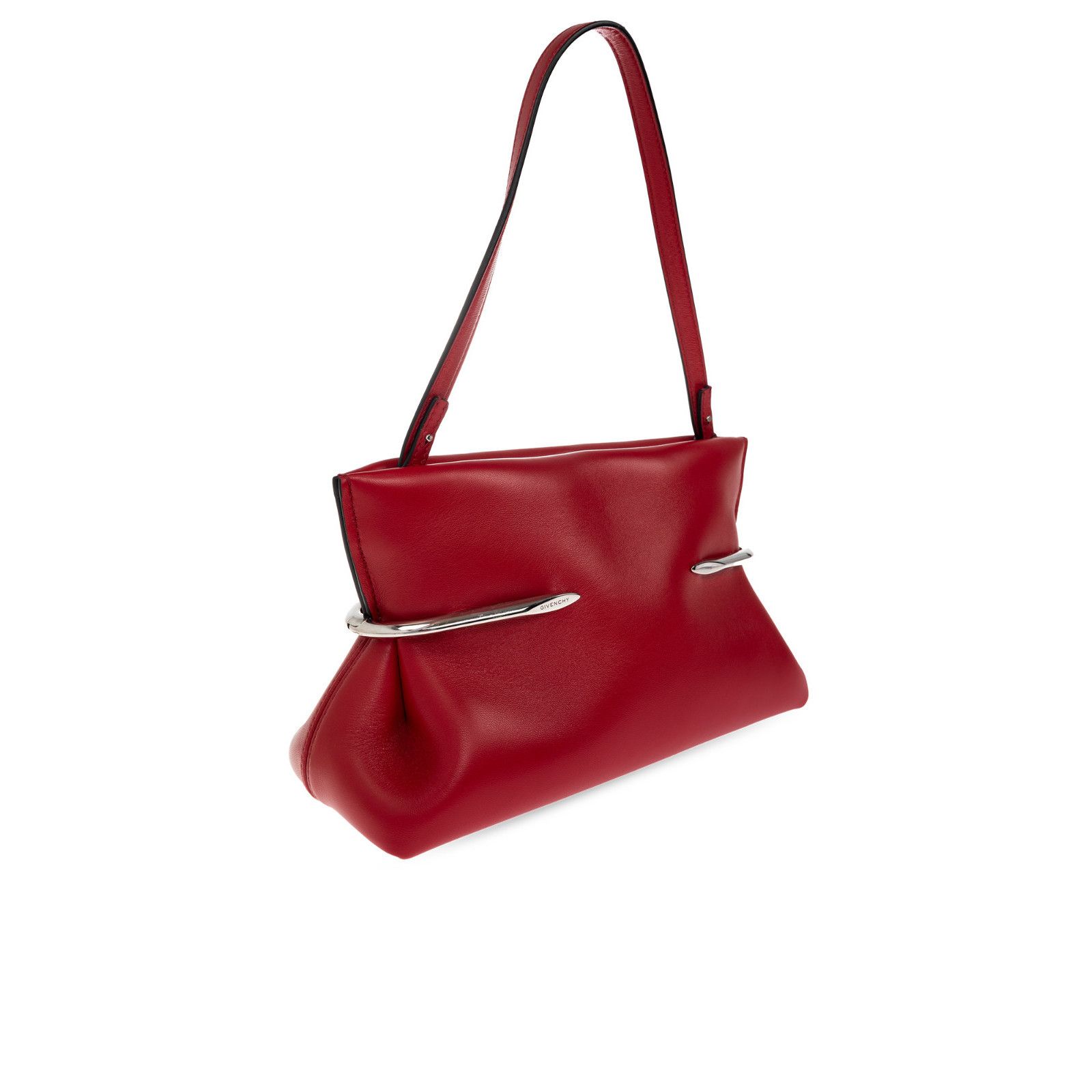 Givenchy GIVENCHY $2100 Pinch Soft Equestrian Red Clutch Bag New & Au Size ONE SIZE - 3 Thumbnail