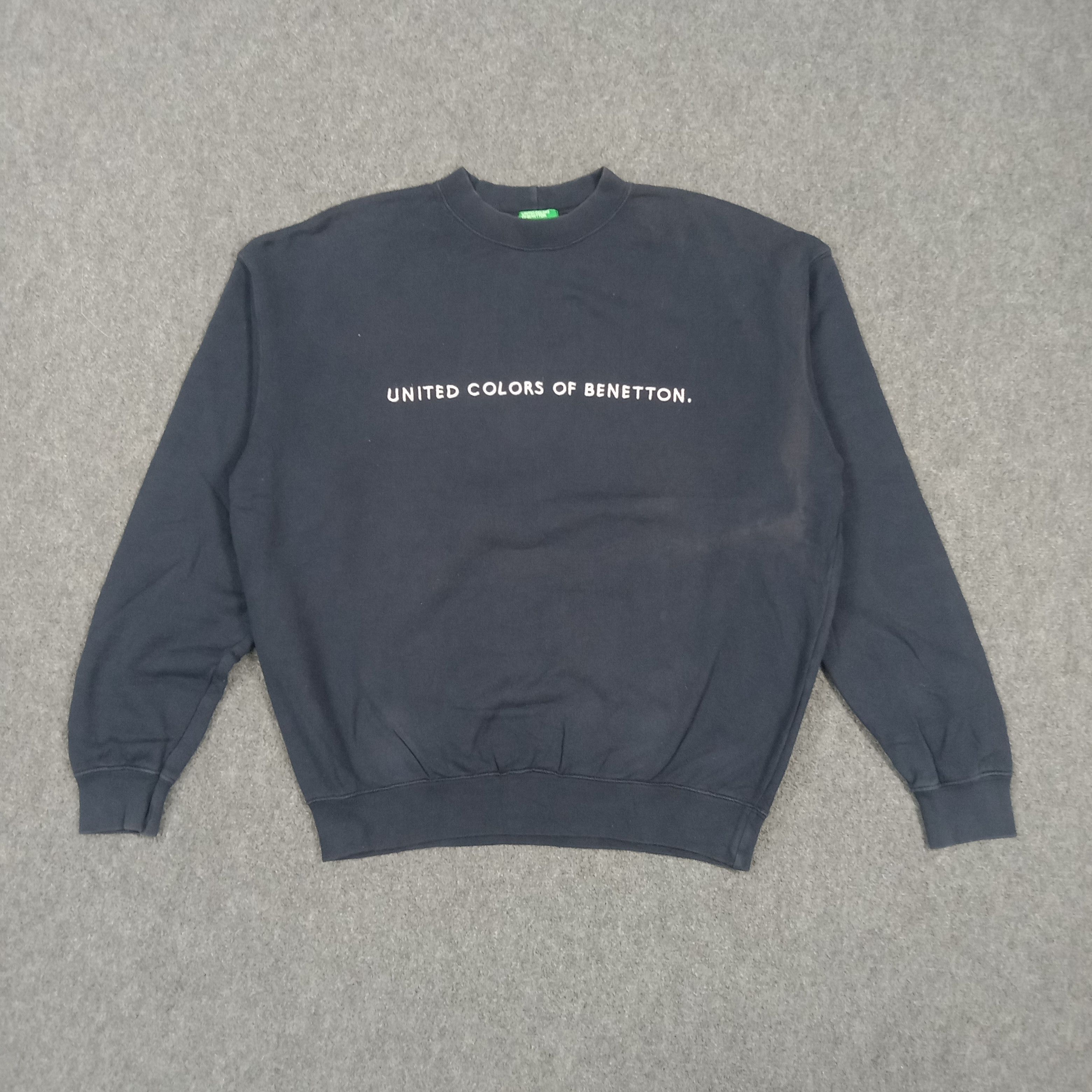 United Colors Of Benetton United Colors of Benetton Embroidery Sweatshirt C286N5 Size US XL / EU 56 / 4 - 1 Thumbnail