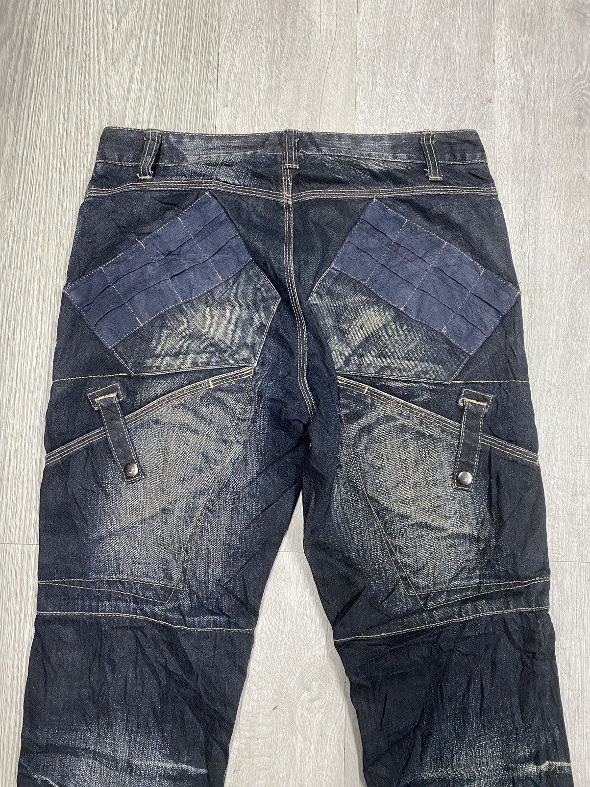 If Six Was Nine × Japanese Brand × PPFM Rare PPFM Punk Denim Multipocket Size US 32 / EU 48 - 5 Thumbnail
