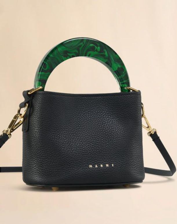 Marni o1w1db10326 Size:OS/Venice Mini Bucket Bag in Black Size ONE SIZE - 1 Thumbnail