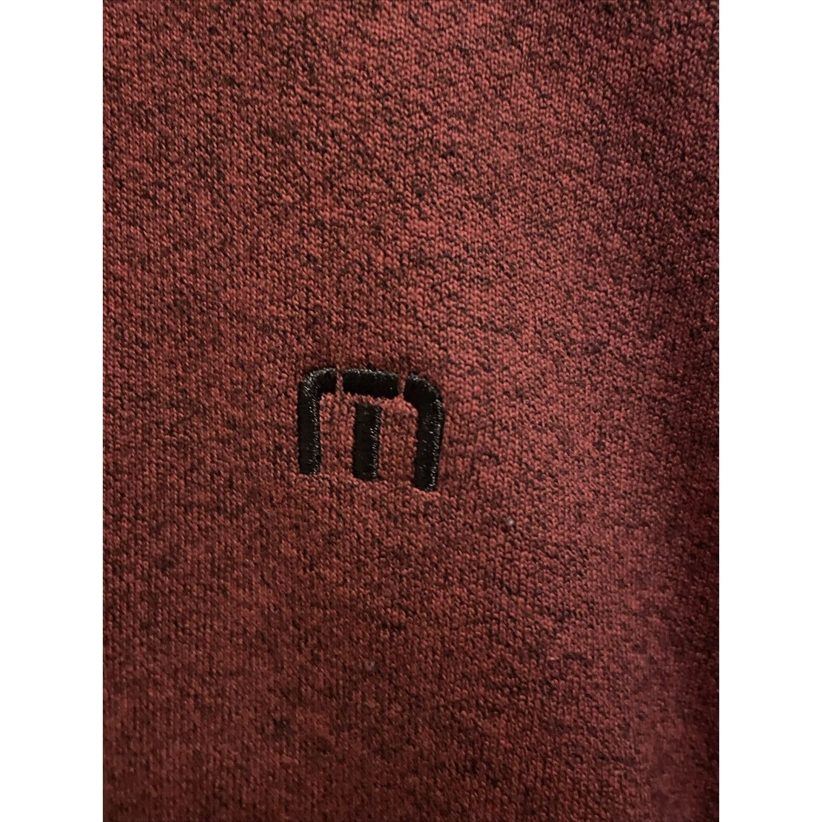 TravisMathew Travis Mathew Pullover Polo Sweater Shirt Heavy Maroon Burgu Size US M / EU 48-50 / 2 - 3 Thumbnail