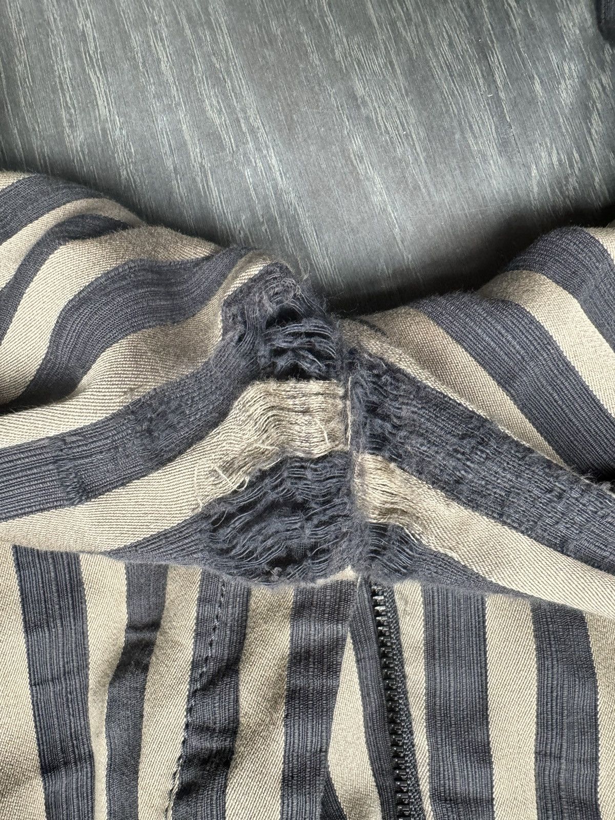 Ann Demeulemeester Ann Spring Summer 2014 Striped Silk pants Size US 30 / EU 46 - 3 Thumbnail