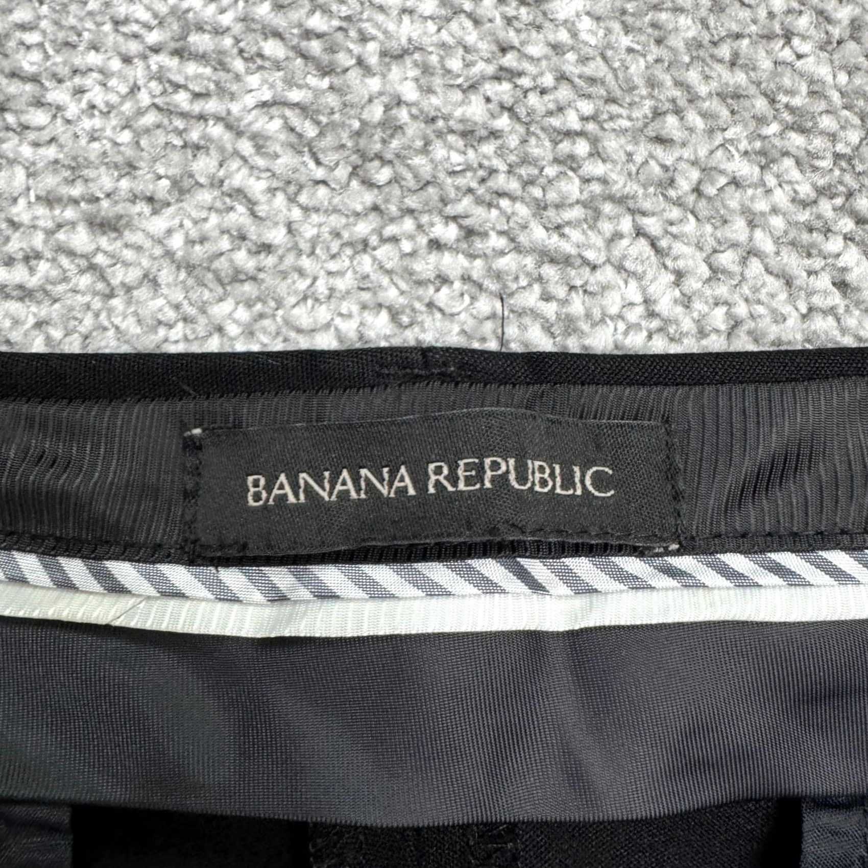 Banana Republic Banana Republic Avery Straight Ankle Trouser Pants Womens 16 XL Black Work 35x25 Men's? Size 32" / US 10 / IT 46 - 6 Thumbnail