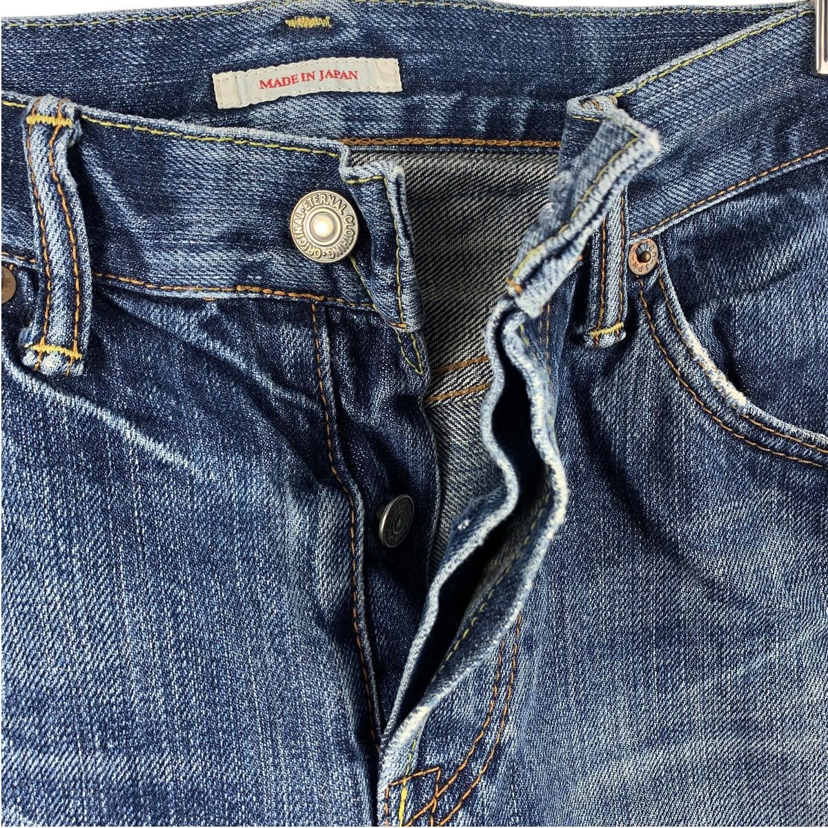 Eternal × Japanese Brand Vintage ETERNAL distressed blue jeans Size US 34 / EU 50 - 10 Thumbnail
