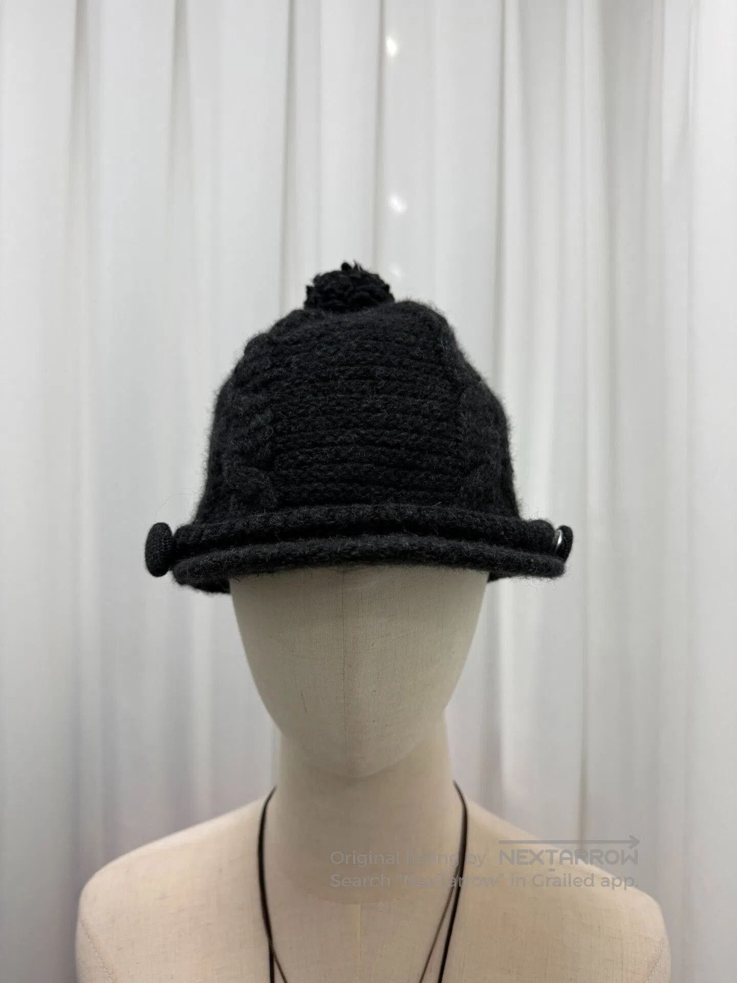 Other Yohji Yamamoto Y's Wool Knit Hat. Size ONE SIZE - 3 Thumbnail
