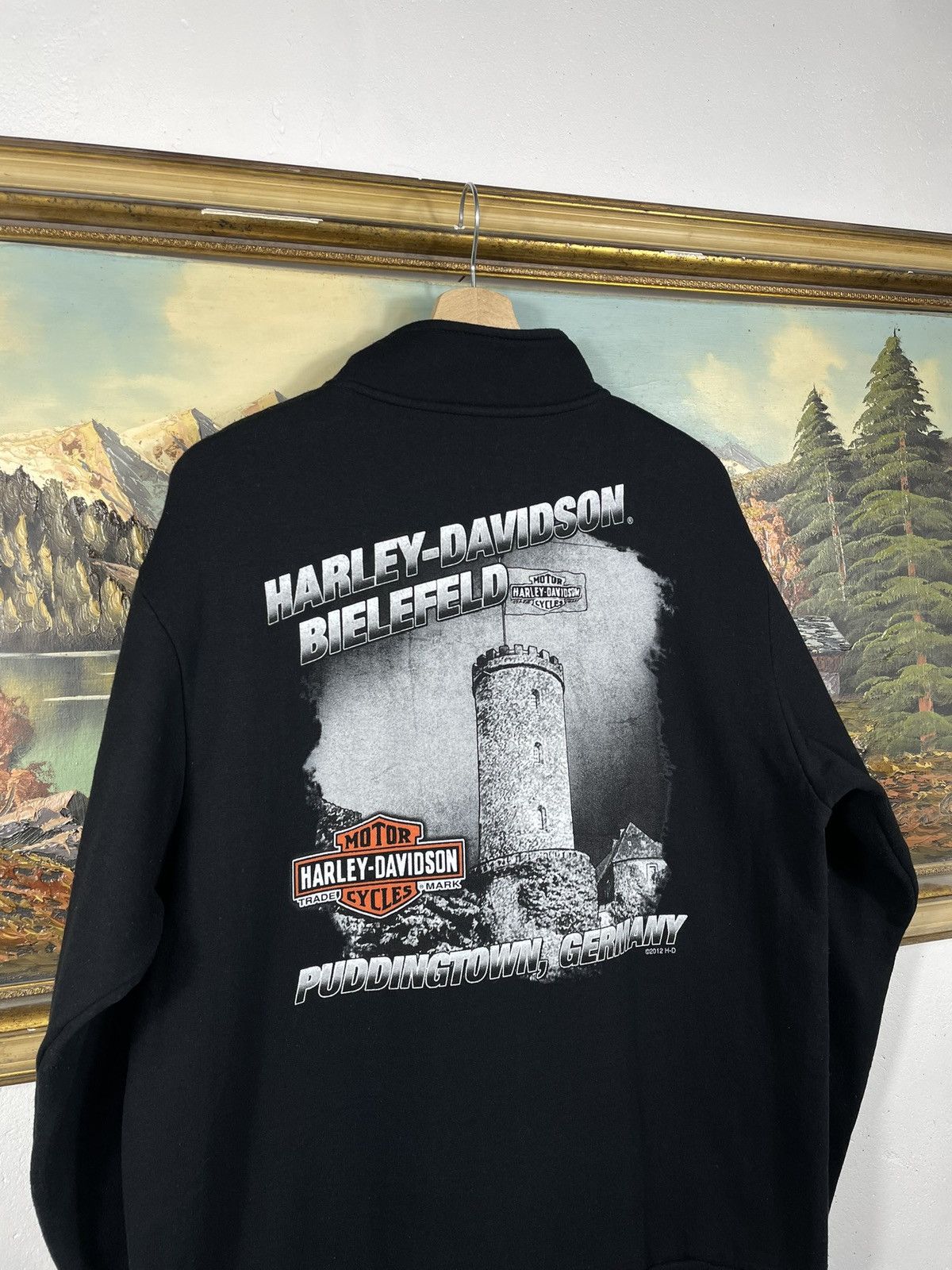 Harley Davidson × Vintage Harley Davidson Retro 00s Crewneck Motor Race Racing Gremany Size US M / EU 48-50 / 2 - 11 Thumbnail