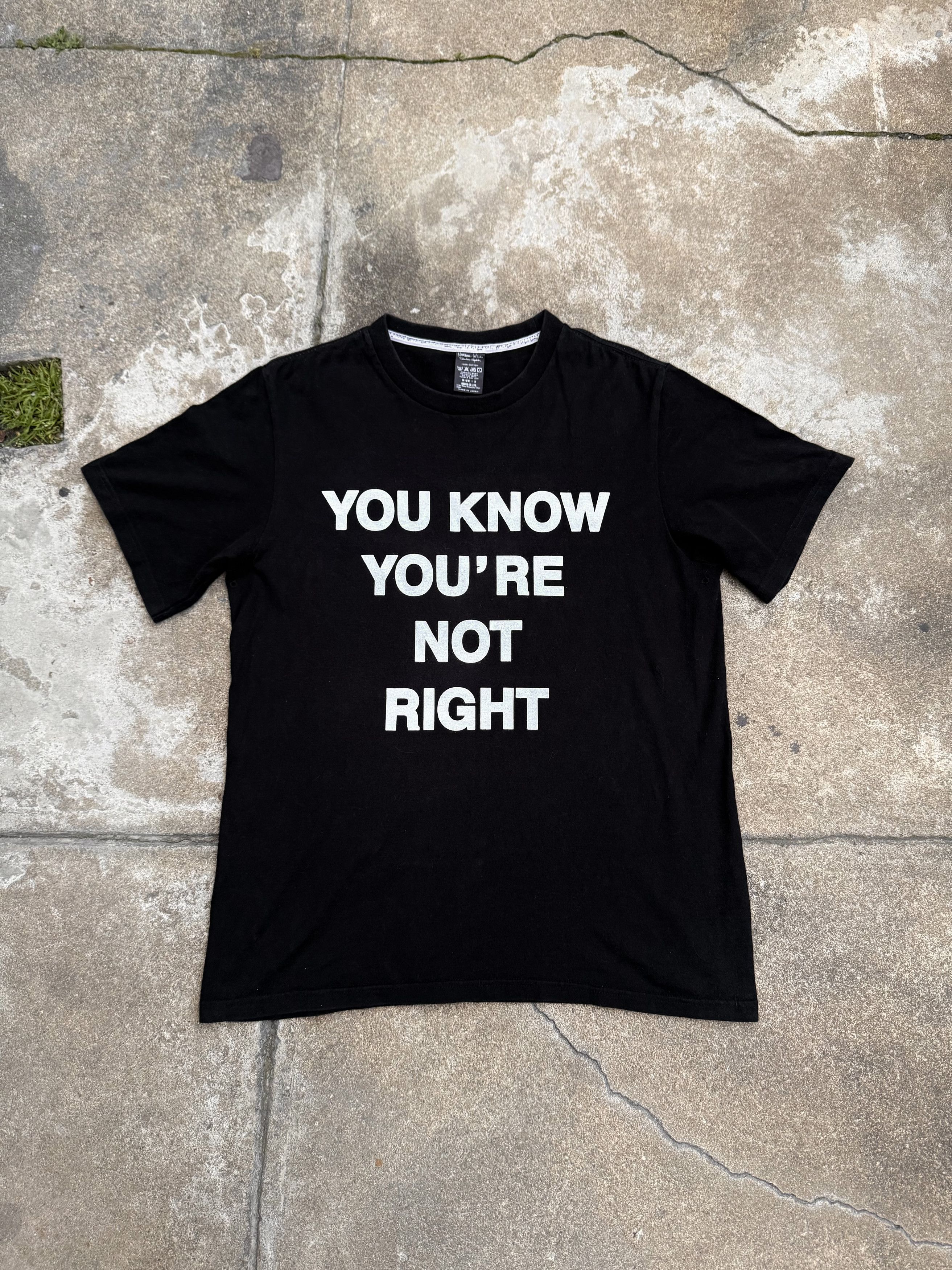 Number (N)ine Number nine know future tee | Grailed