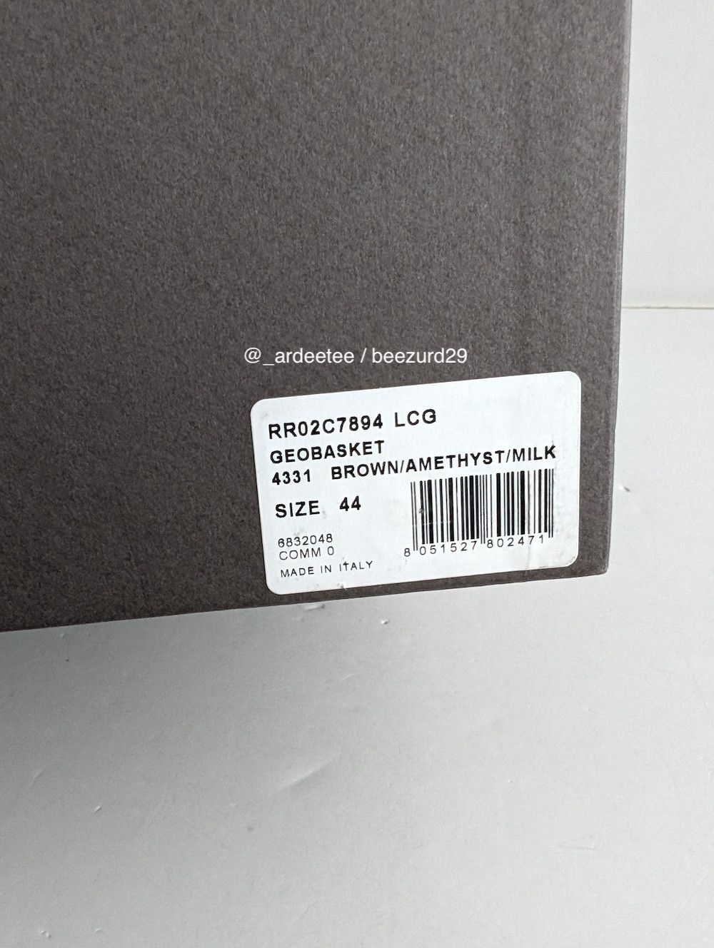 Rick Owens 💥UNRELEASED 1/1 SAMPLE GEOBASKETS BROWN/AMETHYST PURPLE Size US 11 / EU 44 - 12 Thumbnail