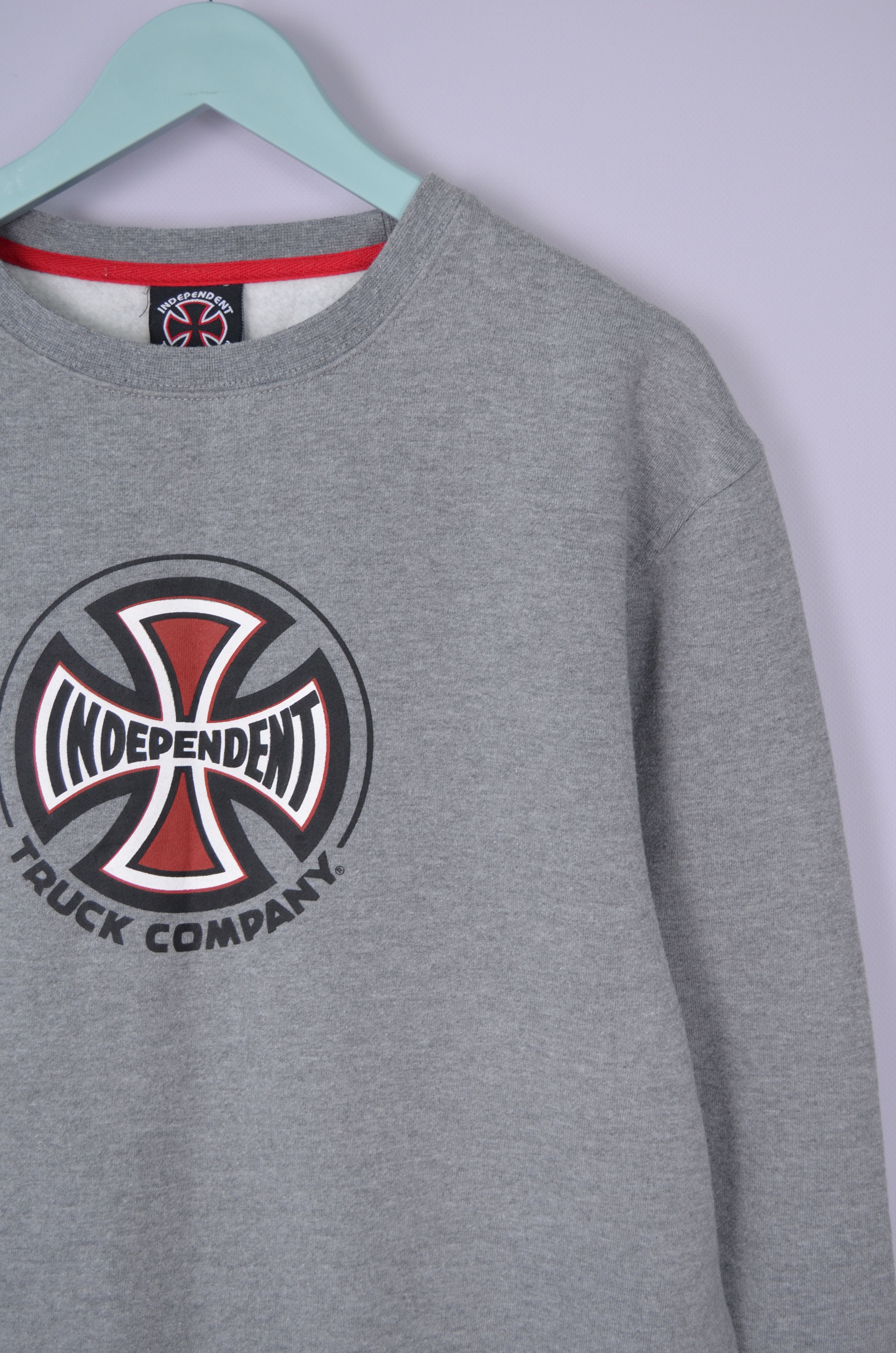 Independent Truck Co. Independent Big Logo Grey Crew Neck Sweatshirt Size L Size US L / EU 52-54 / 3 - 4 Thumbnail