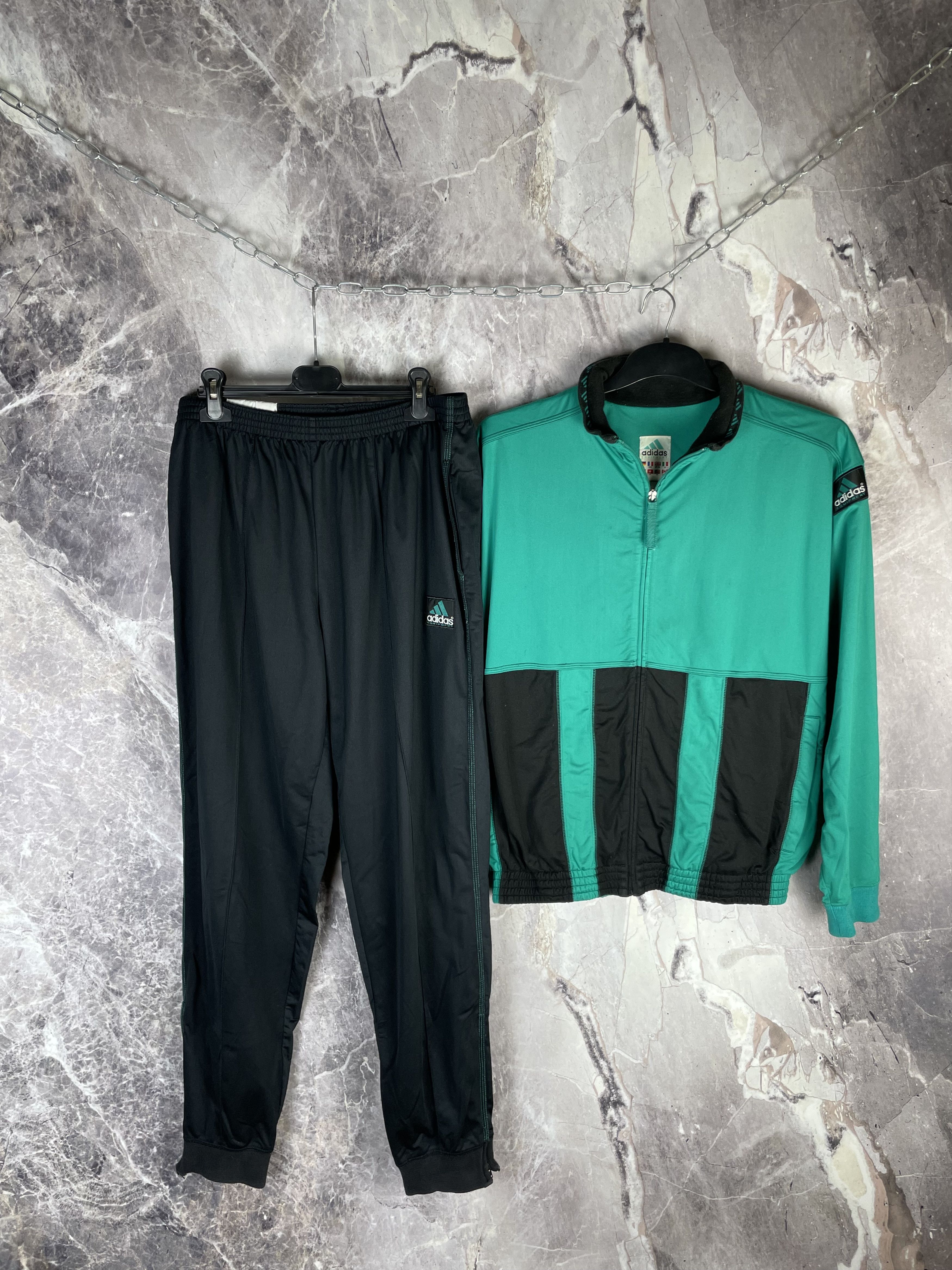 Adidas Vintage Adidas Equipment Sport Suit Jacket Size US M / EU 48-50 / 2 - 1 Thumbnail