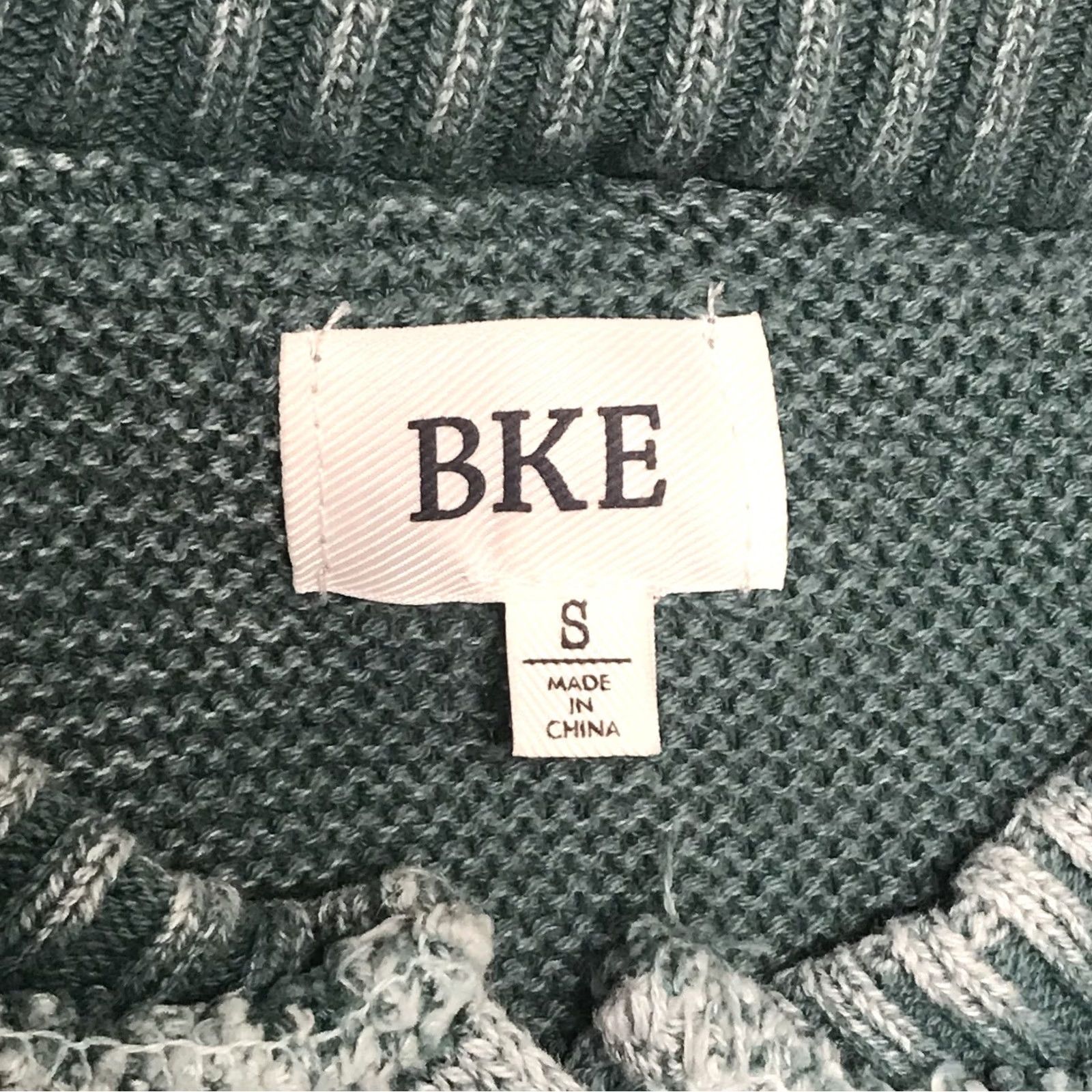 Vintage BKE Buckle North Sea Washed Ribbed Knit Oversized Henley Sweater S Women Gray Crew Neck Long Sleeve Frayed Trim Cotton Lightweight? Size S / US 4 / IT 40 - 4 Thumbnail