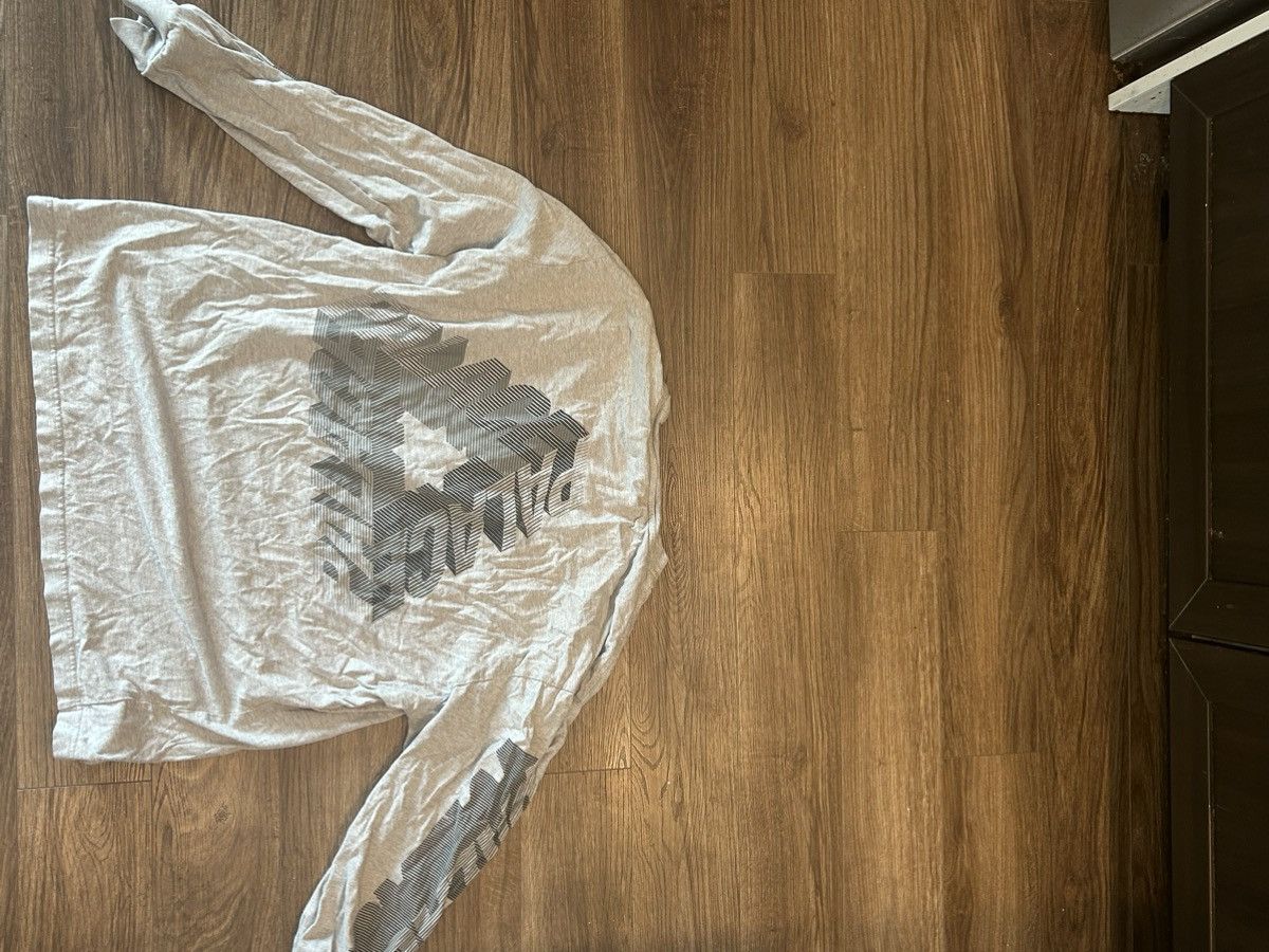 Palace Long Sleeve tri-force shirt grey Size US XL / EU 56 / 4 - 2 Thumbnail