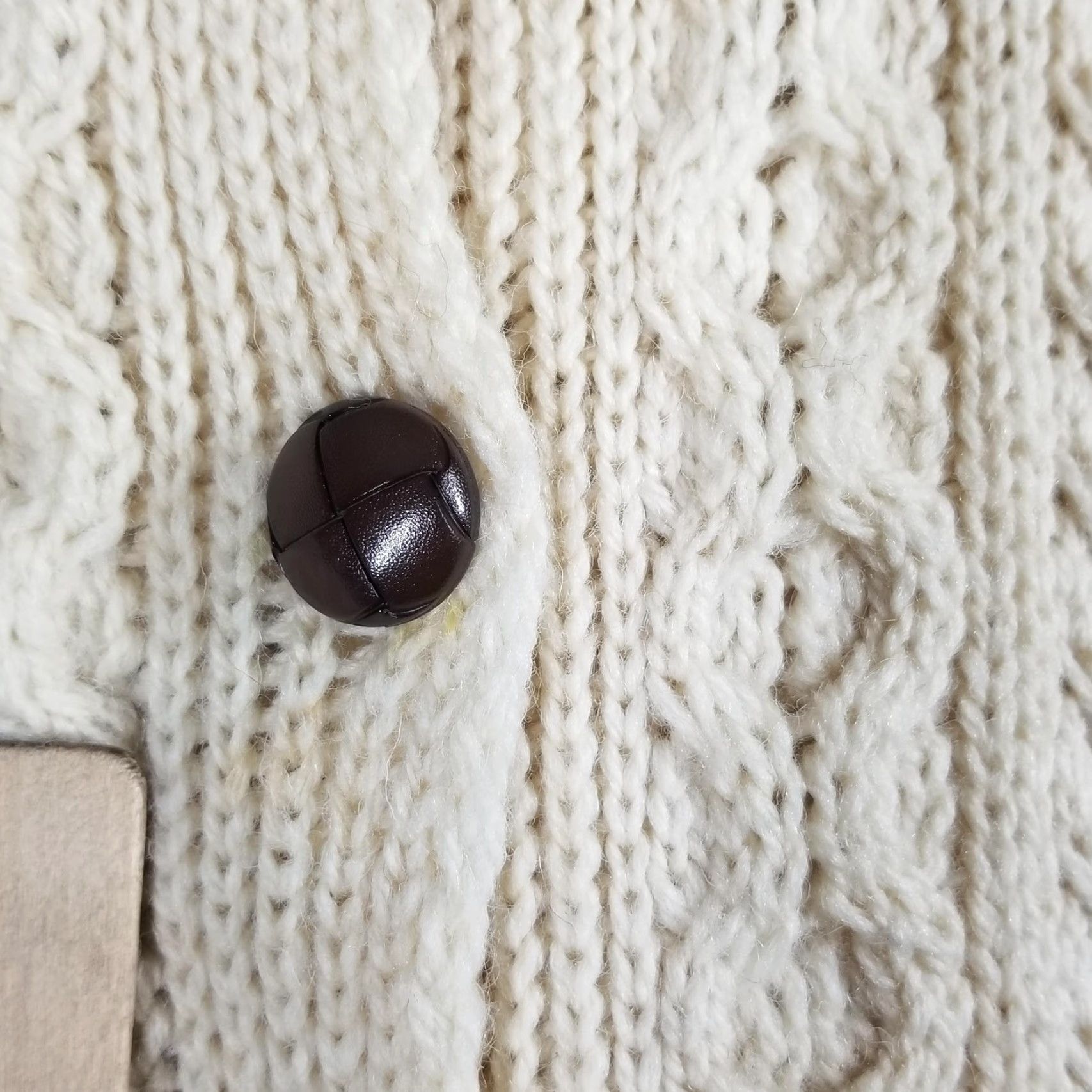 Vintage VINTAGE Callan Country Collection Wool Sweater Men Medium Crew Neck Cable Knit Cardigan All Seasons Irish Made Size US M / EU 48-50 / 2 - 4 Thumbnail