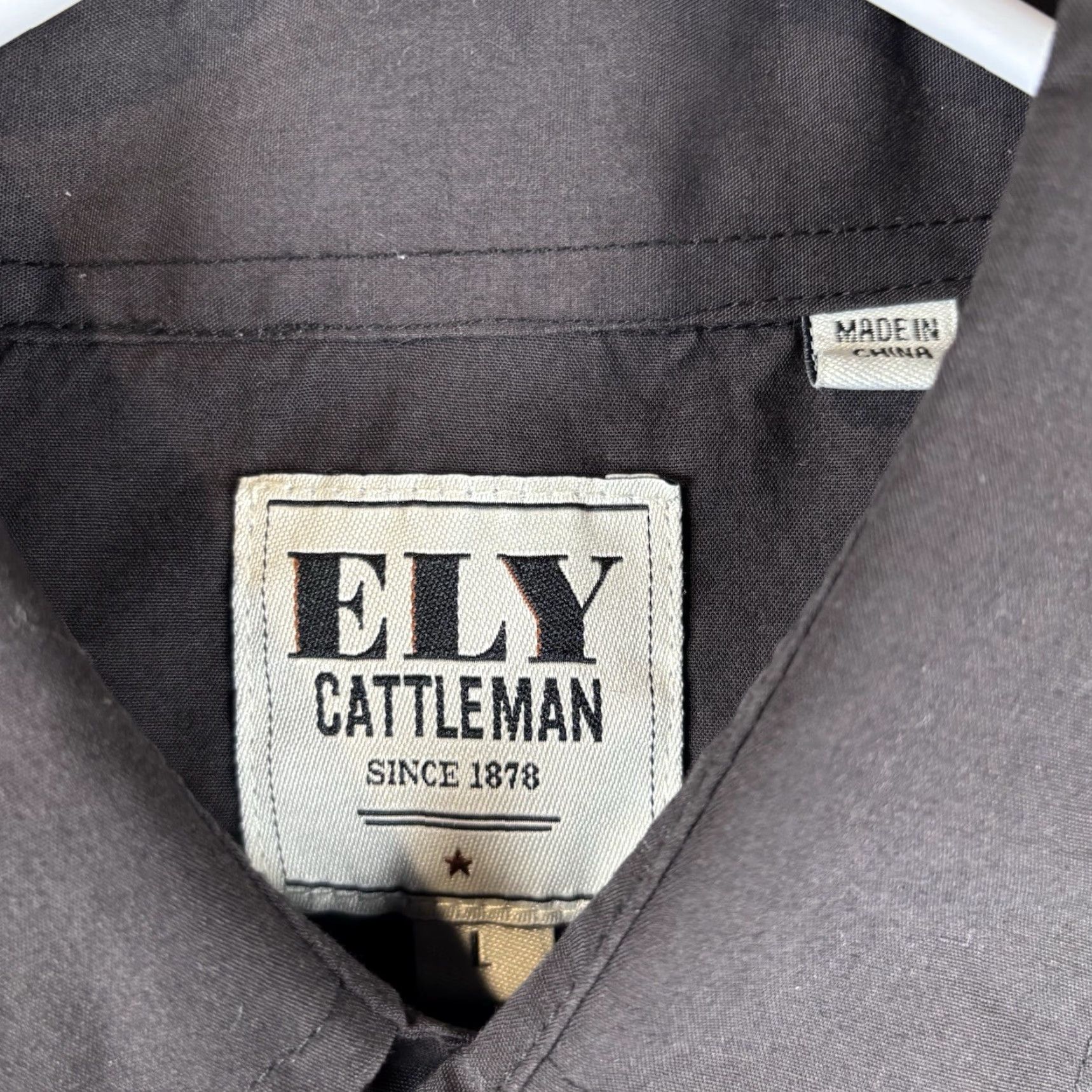 Vintage Ely Cattleman Shirt Men L Black Gaucho Embroidered Eagle Western Pearl Snap Shirt Size US L / EU 52-54 / 3 - 3 Thumbnail