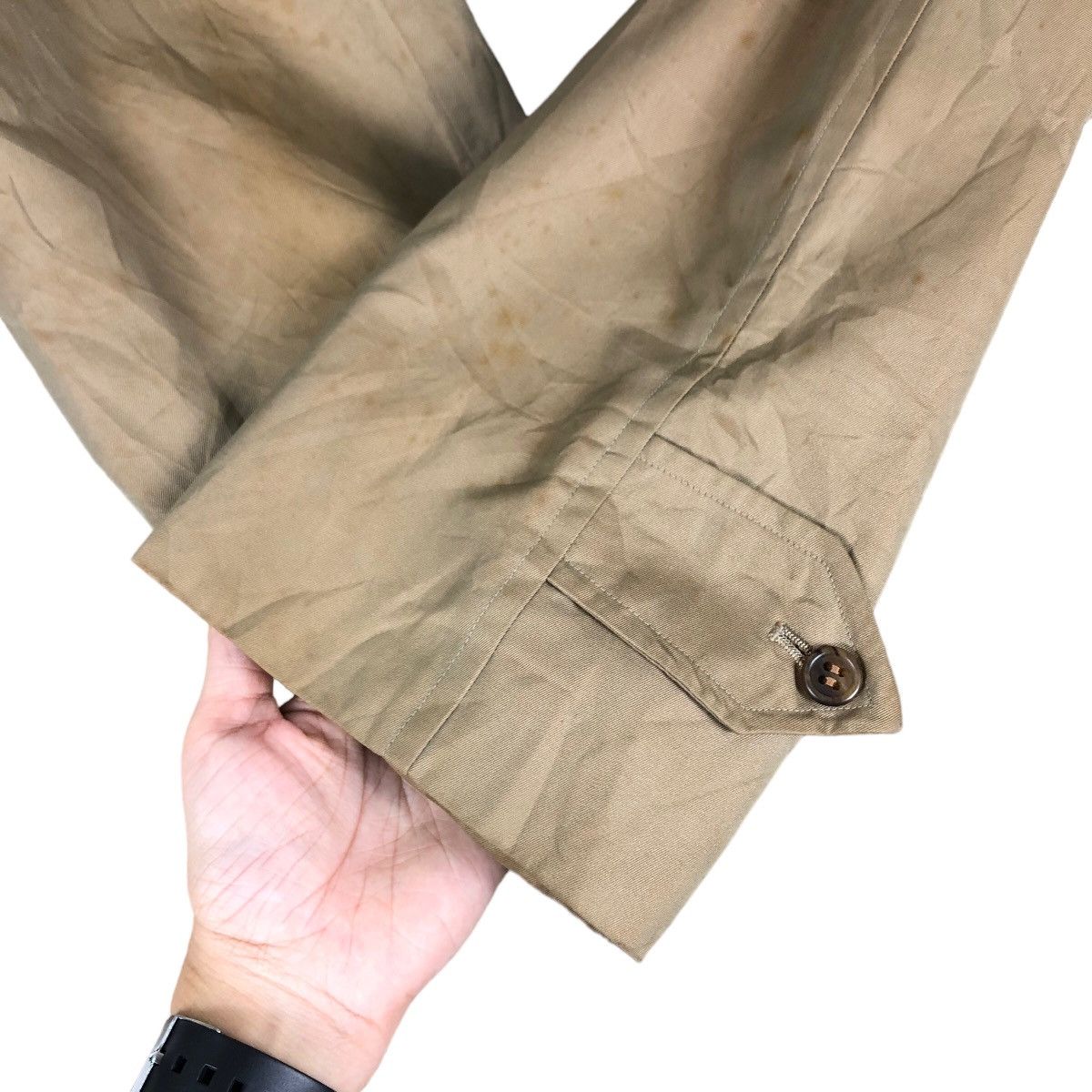 Japanese Brand 🔥VINTAGE LONG JACKET TRENCH NOVA CHECK DESIGN Size US M / EU 48-50 / 2 - 11 Thumbnail