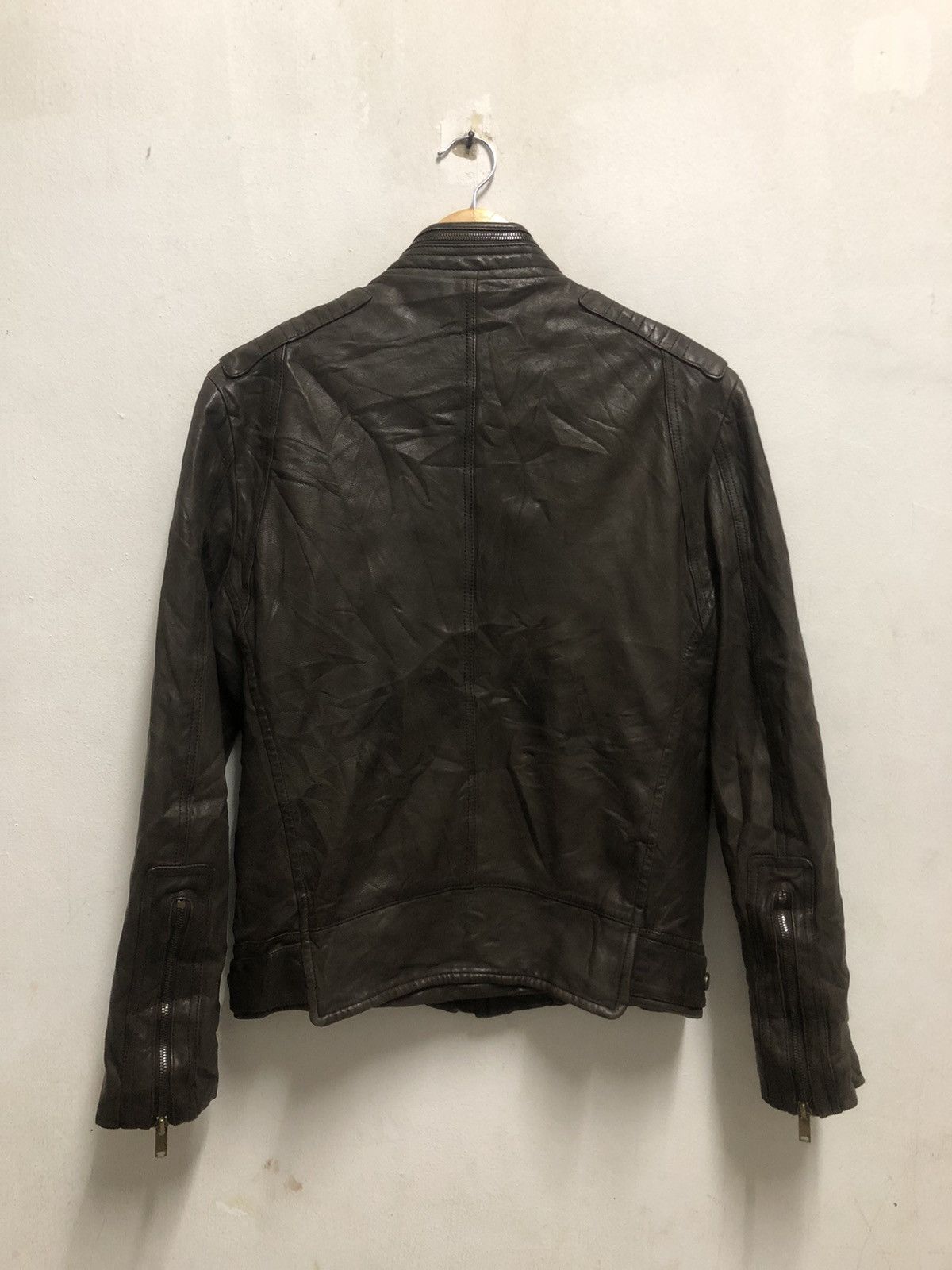 TIME HOMME Vtg leather jacket moto time homme Size US M / EU 48-50 / 2 - 2 Thumbnail