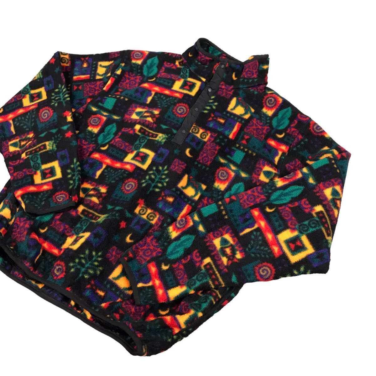 L.L. Bean 🔥L.L BEAN MULTI COLOUR FLEECE JACKET Size US M / EU 48-50 / 2 - 1 Thumbnail