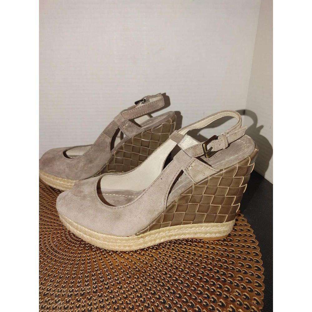 Designer Apepazza Carmela Suede Wedges Size 9 Size US 9 / IT 39 - 1 Thumbnail