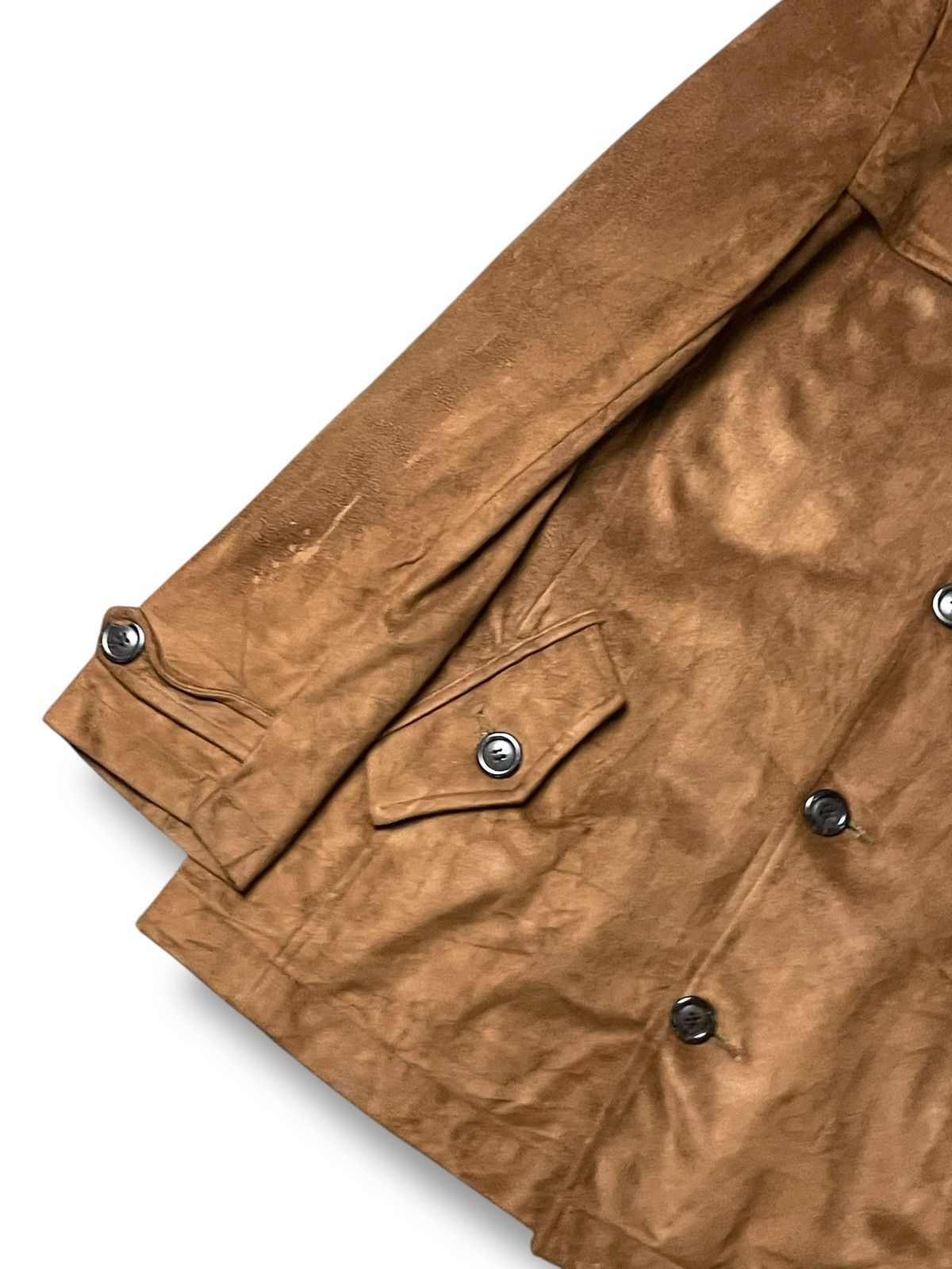 Japanese Brand Porter Cycle Brand Leather Suede Jacket (60) Size US XL / EU 56 / 4 - 3 Thumbnail