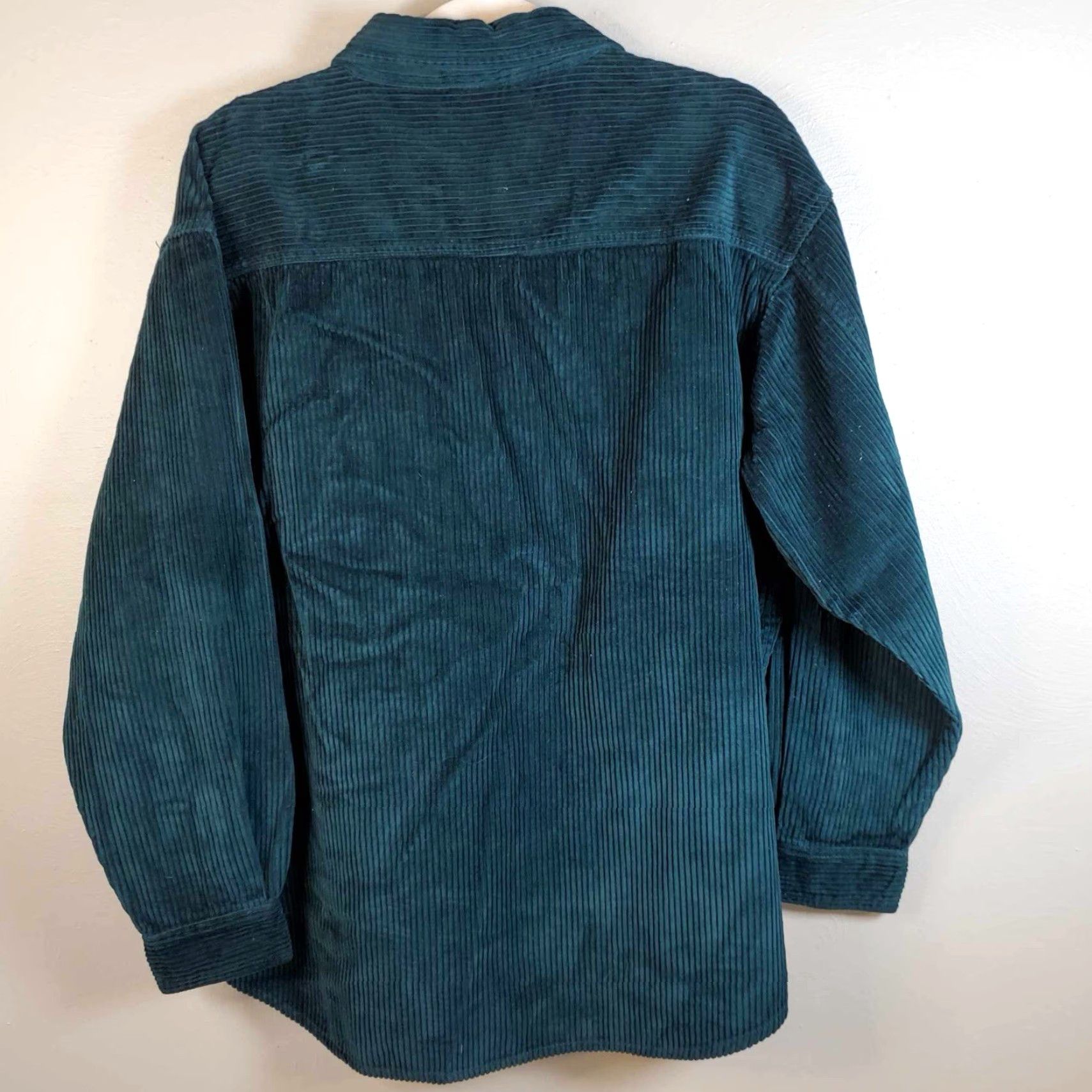 Vintage VINTAGE Tweety Bird Green Corduroy Button-Down Shacket Shirt Jacket L Womens 90s Casual Fall Winter Size L / US 10 / IT 46 - 5 Thumbnail