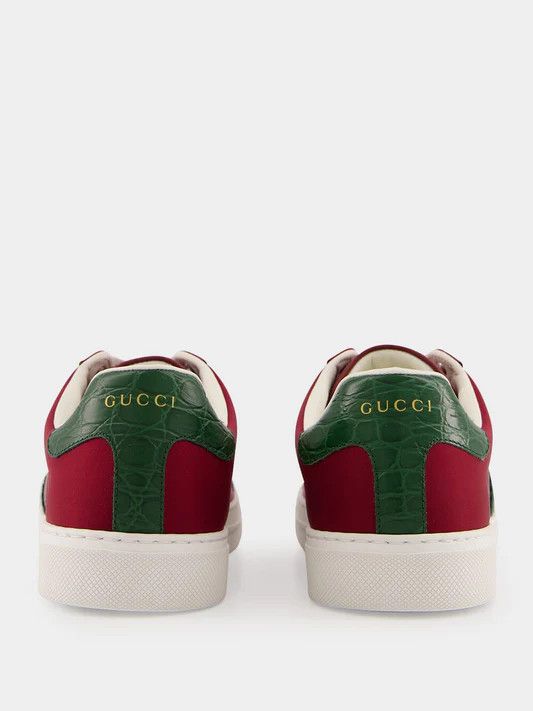 Gucci o1mt1gz0925 Ace Sneakers in Burgundy Size US 11 / EU 44 - 3 Thumbnail