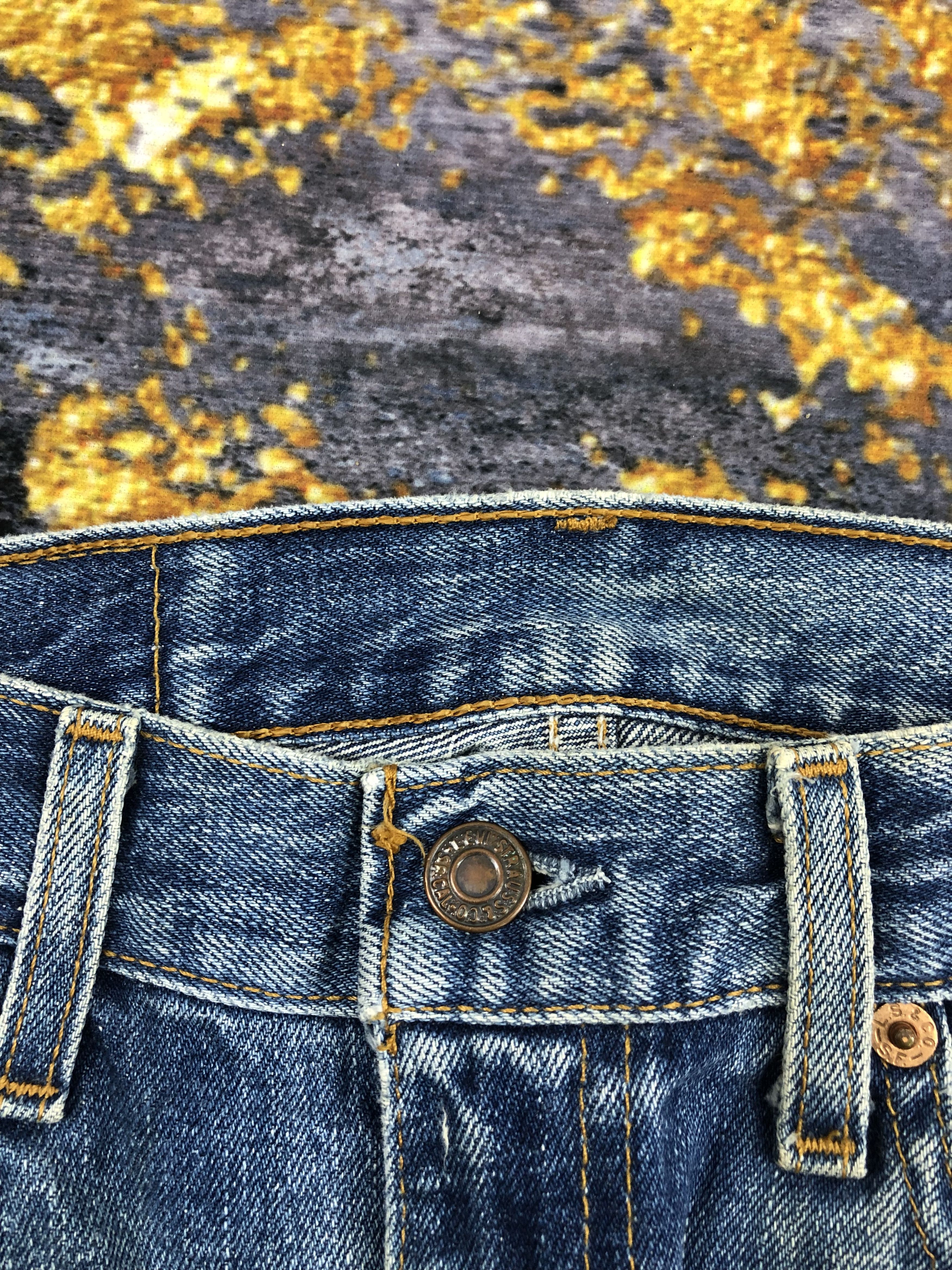 Levi's Vintage Levis 505 Faded Blue Jeans DPP0135 Size US 29 - 10 Thumbnail