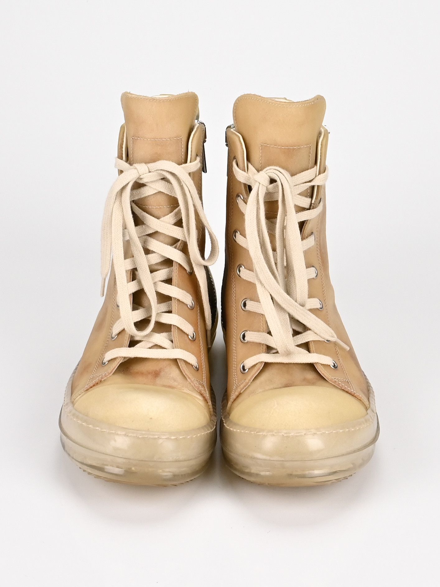 rickowens edfu クリアソール　ラモーンズ　42 Buy Rick Owens EDFU Low 'Natural Transparent' - RU01C4891