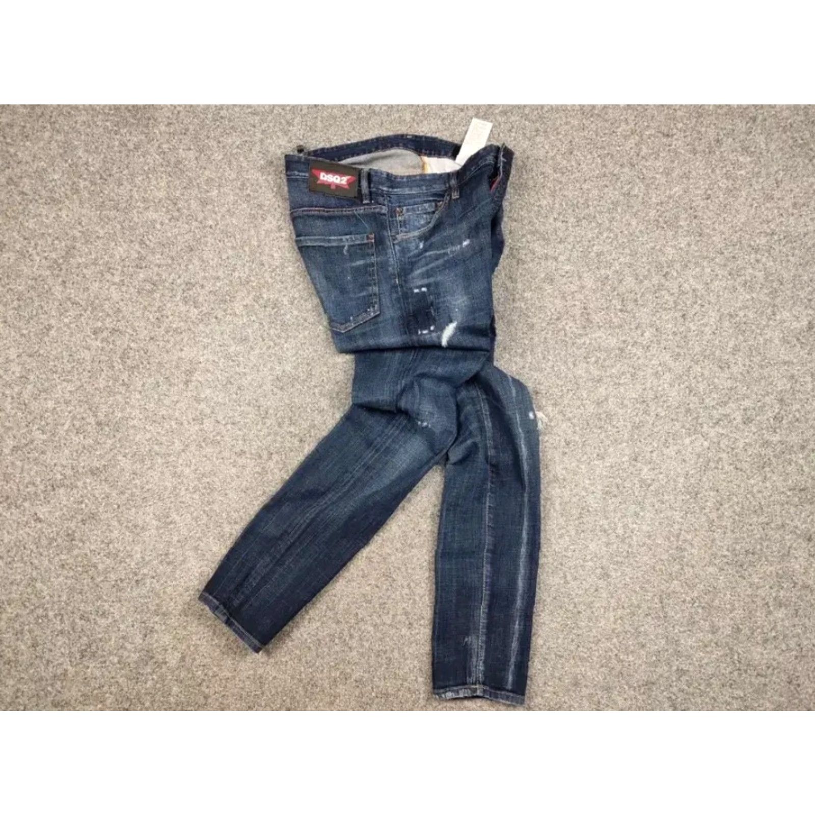 Dsquared2 Dsquared2 Jeans Casual 5-Pocket Denim Slim Fit Blue Men 34 Cotton Blend Vintage No Size US 34 / EU 50 - 7 Thumbnail