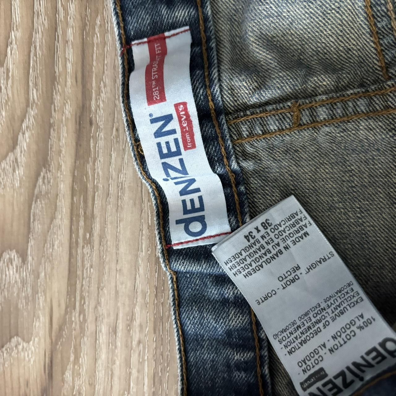 Japanese Brand Crazy Vintage Y2K/2000s Baggy Grunge Dark Wash Skater Denim Jeans! 38x34 Size US 38 / EU 54 - 8 Thumbnail