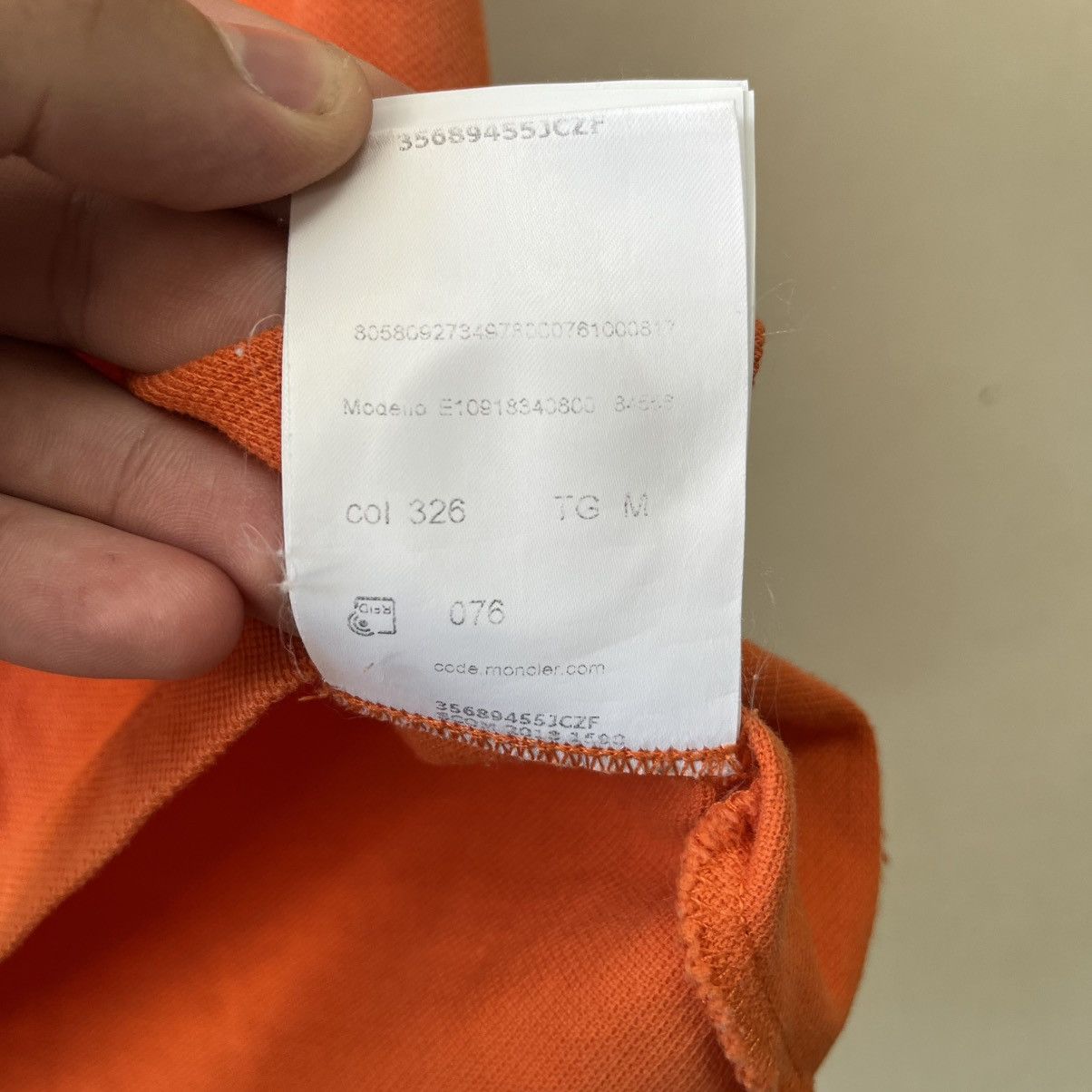 Moncler Moncler Polo T-shirt Size US M / EU 48-50 / 2 - 9 Thumbnail