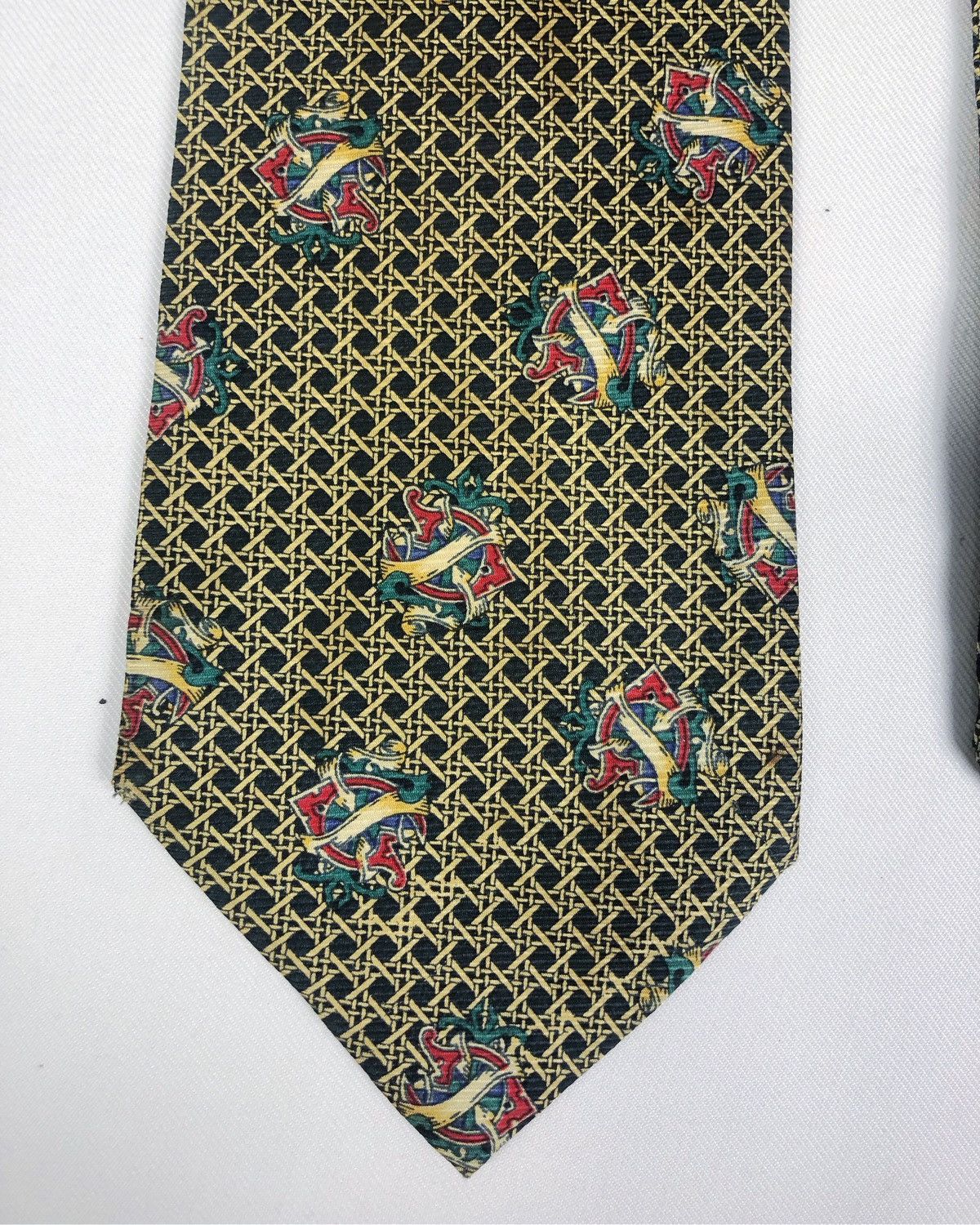 Christian Dior Monsieur Rare Vintage Christian Dior Monsieur Silk Tie Size ONE SIZE - 4 Thumbnail