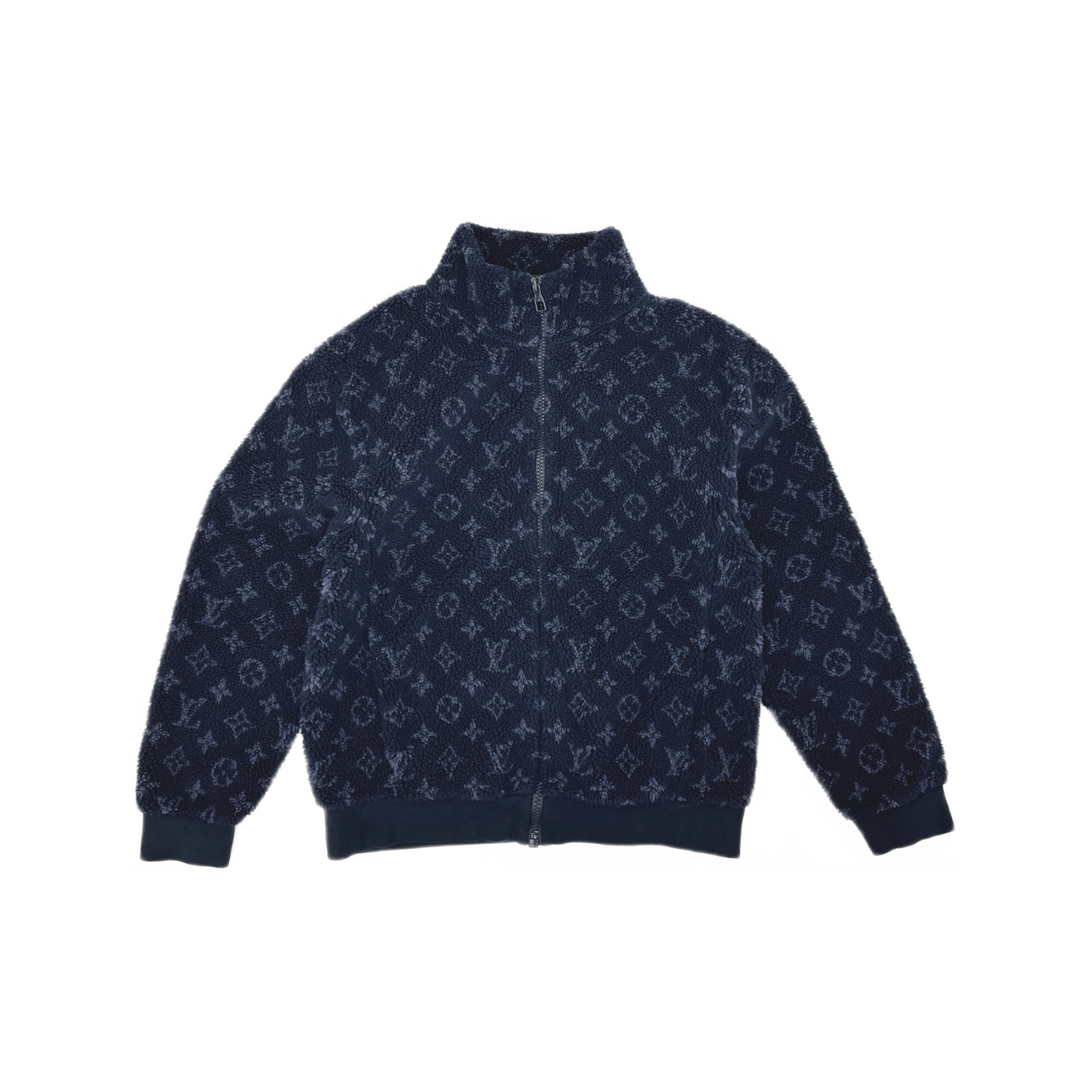Louis Vuitton Louis Vuitton Monogram Jacquard Fleece Jacket L Size US L / EU 52-54 / 3 - 1 Thumbnail