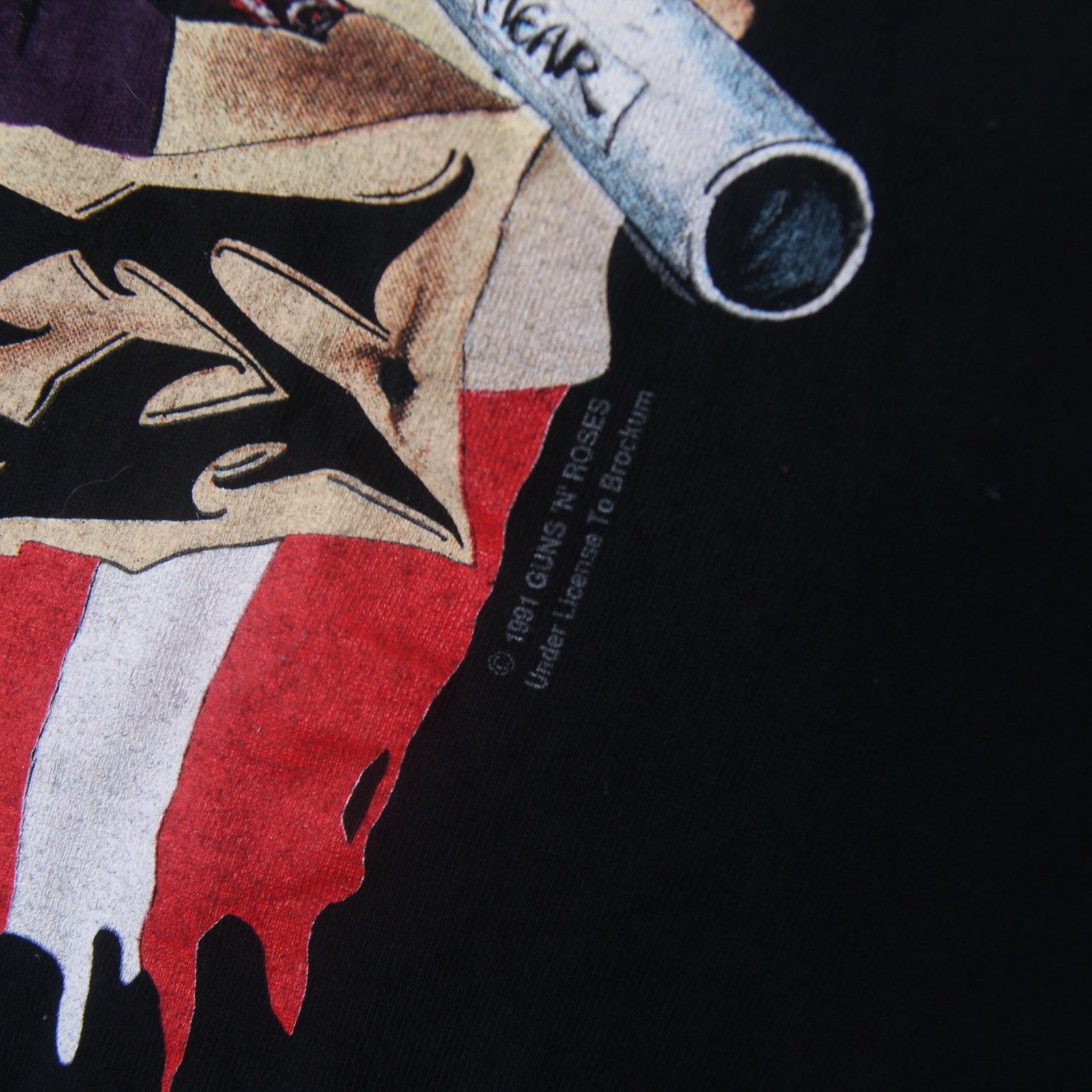 Band Tees × Vintage Vintage Guns N Roses '91-'93 Tour Band T Shirt Size US XL / EU 56 / 4 - 3 Thumbnail