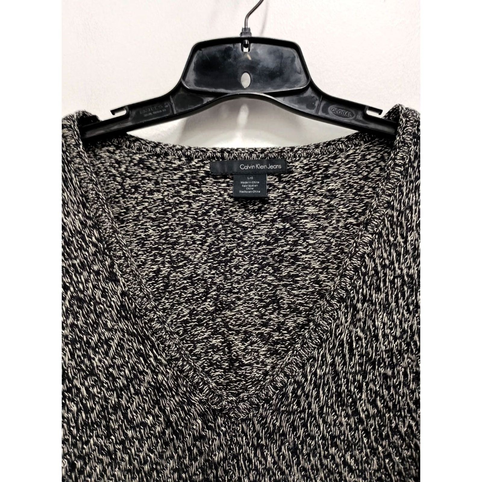 Calvin Klein Calvin Klein Sweater Womens Large Gray Y2K Minimalist Capsule Pullover Casual Size L / US 10 / IT 46 - 2 Thumbnail