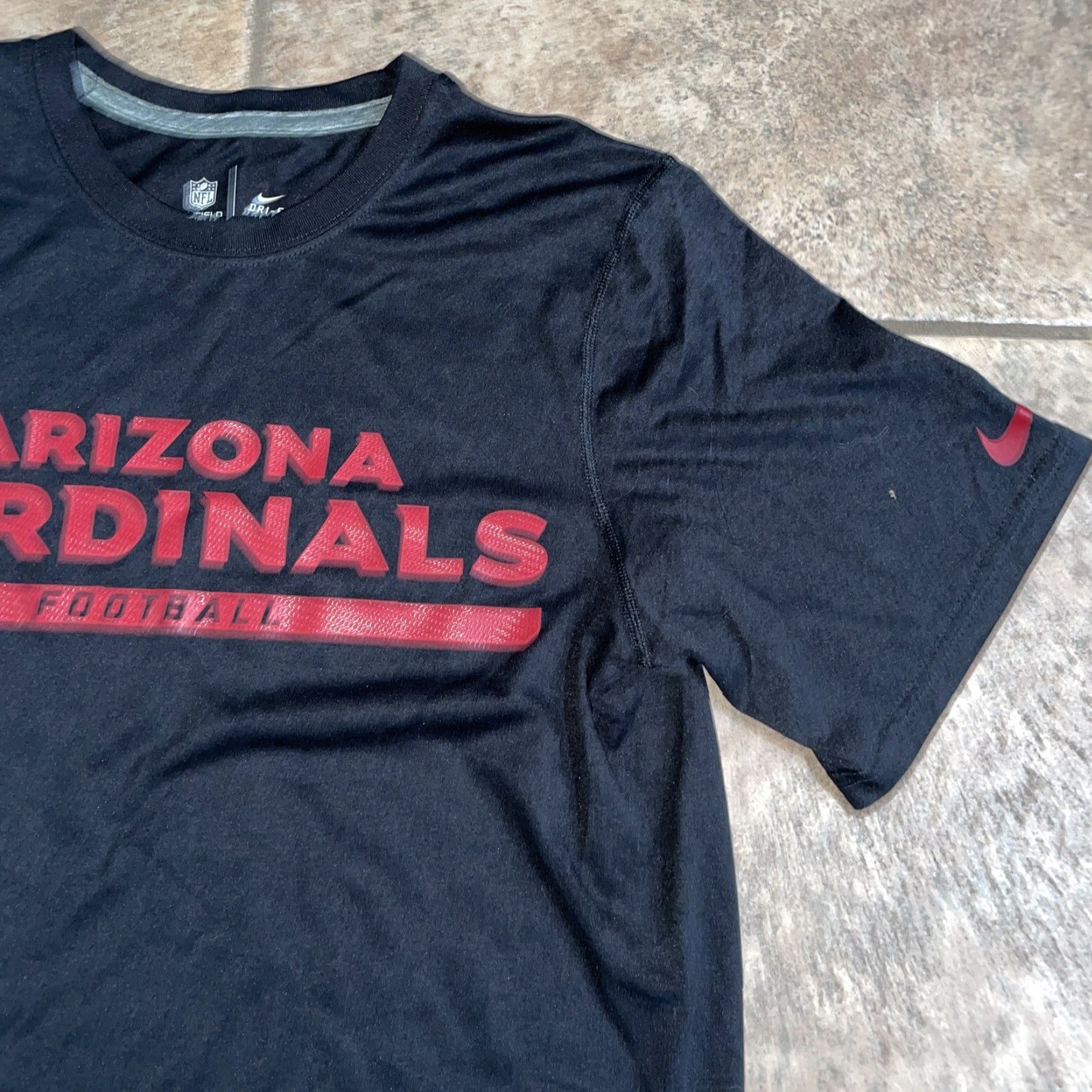 Nike Nike Dri-fit NFL AZ Cardinals black performance Tee Mens S Size US S / EU 44-46 / 1 - 2 Thumbnail