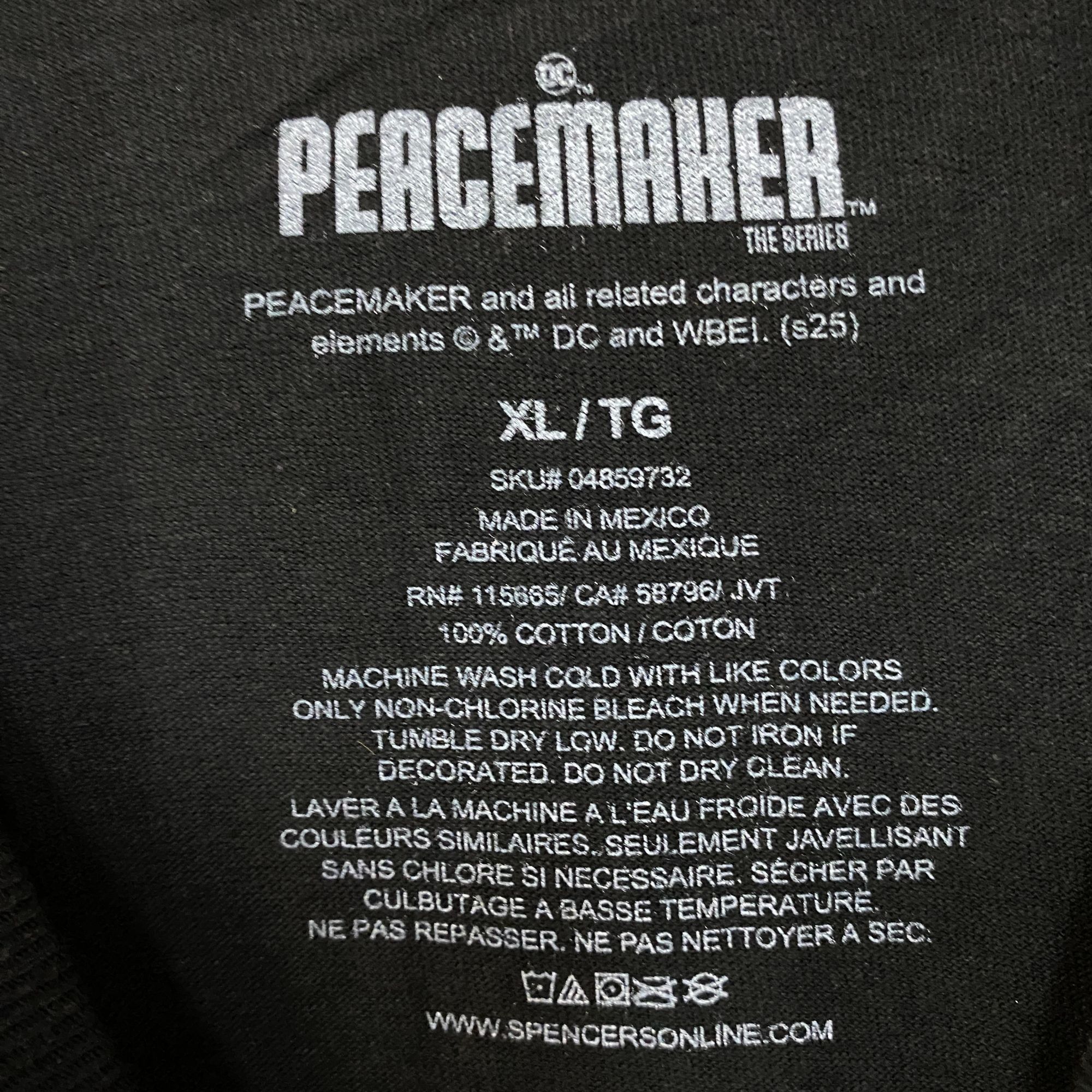 DC Comics DC Comics Peacemaker "Peace At Any Cost" Graphic T-Shirt XL Size US XL / EU 56 / 4 - 4 Thumbnail