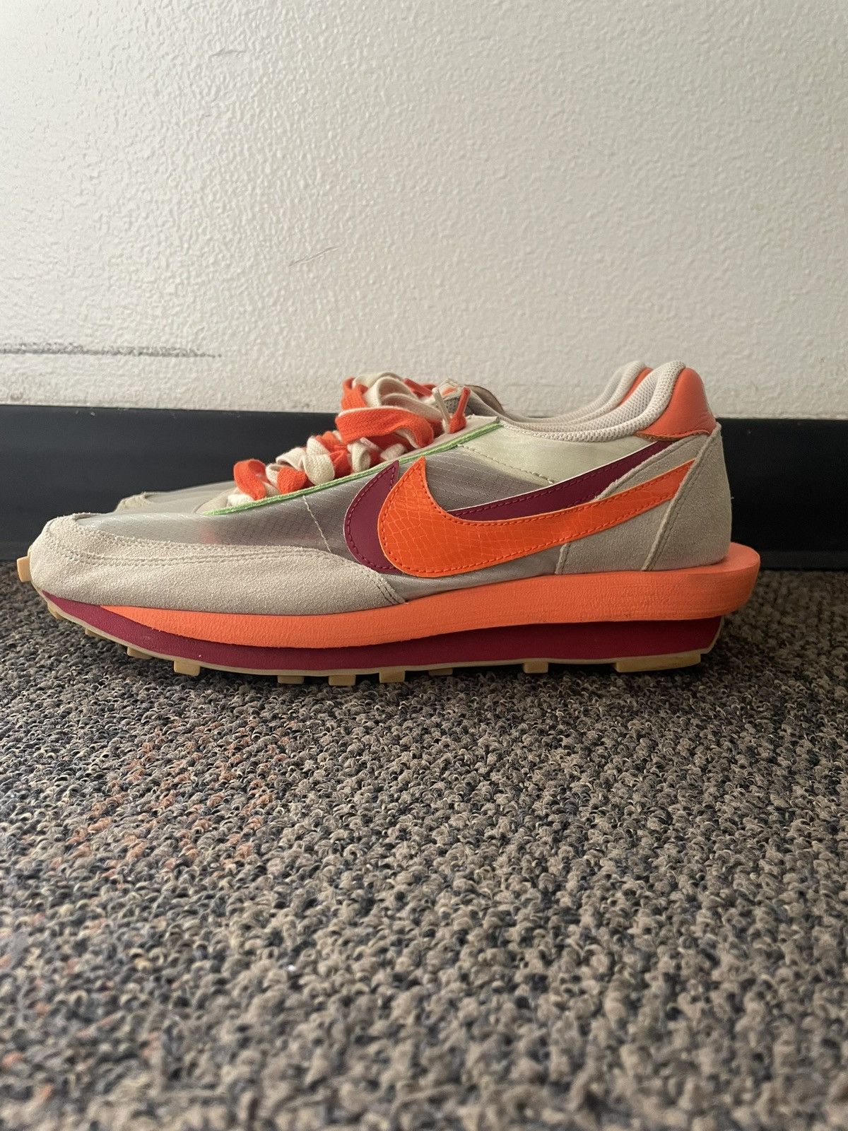 Nike × Sacai Nike LD Waffle Sacai CLOT Kiss of Death Size US 11 / EU 44 - 3 Thumbnail