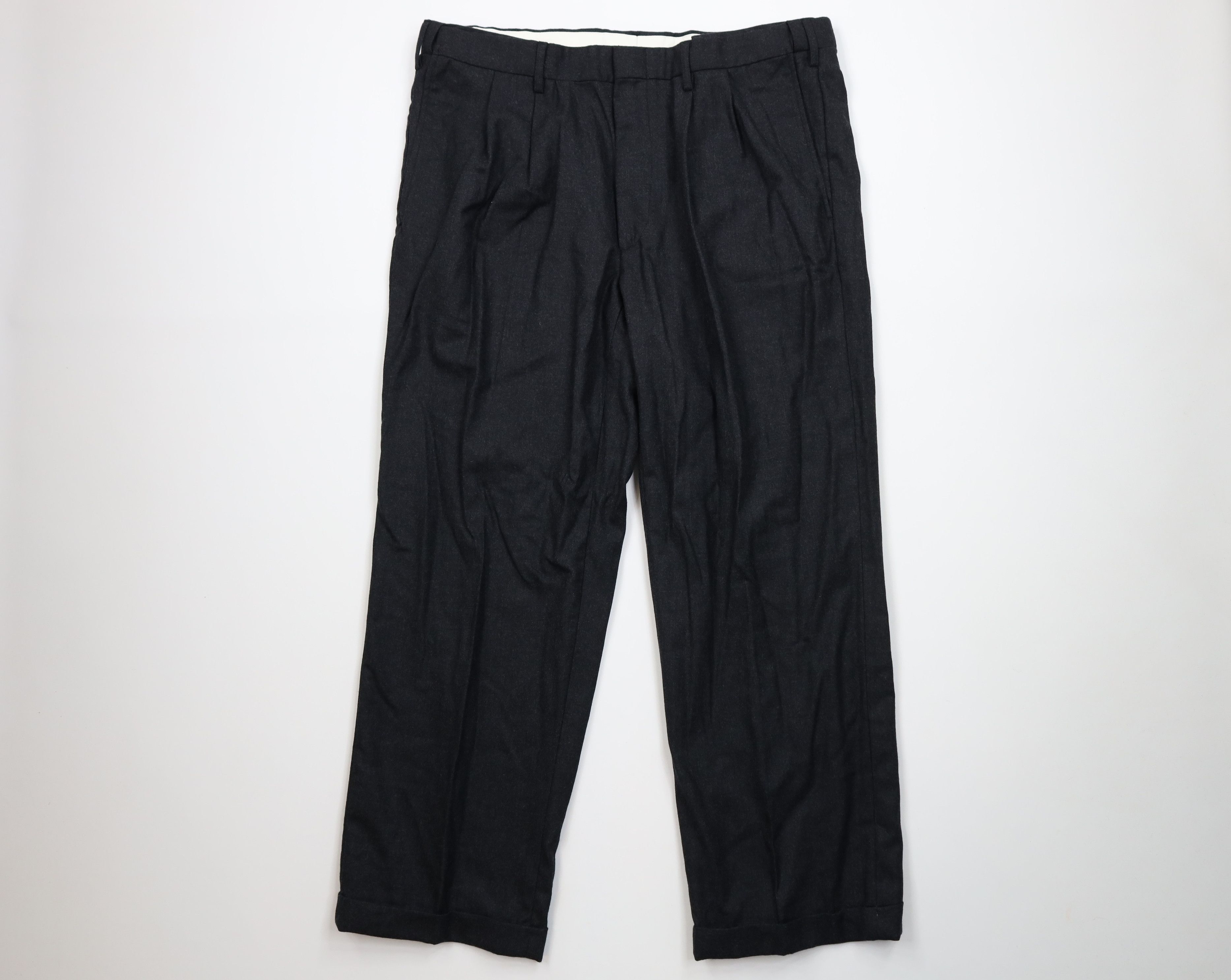 Orvis Deadstock Vintage 90s Y2K Orvis Wide Leg Chino Pants Gray Size US 38 / EU 54 - 1 Thumbnail