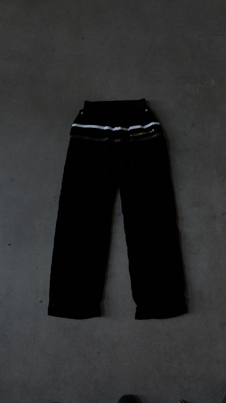 Chrome Hearts RARE! Chrome Hearts Y NOT Velour Pants Size US 28 / EU 44 - 1 Thumbnail