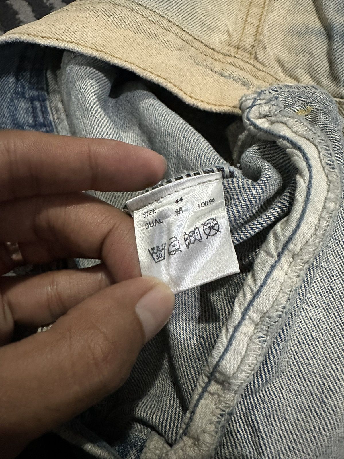 Vintage Vintage DESIGNWORK Acidwash Style Buttoned Denim Jacket Size US S / EU 44-46 / 1 - 10 Thumbnail