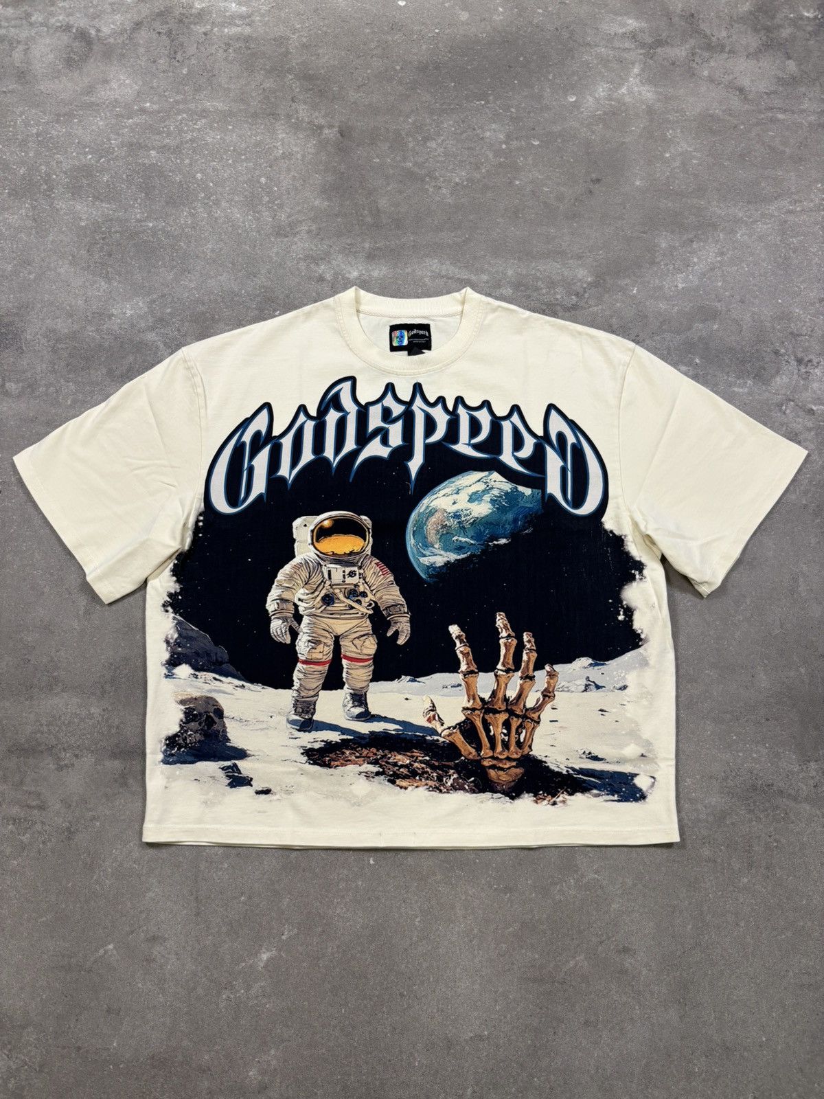 Godspeed Godspeed First Contact T-Shirt, Cream Size US S / EU 44-46 / 1 - 1 Thumbnail