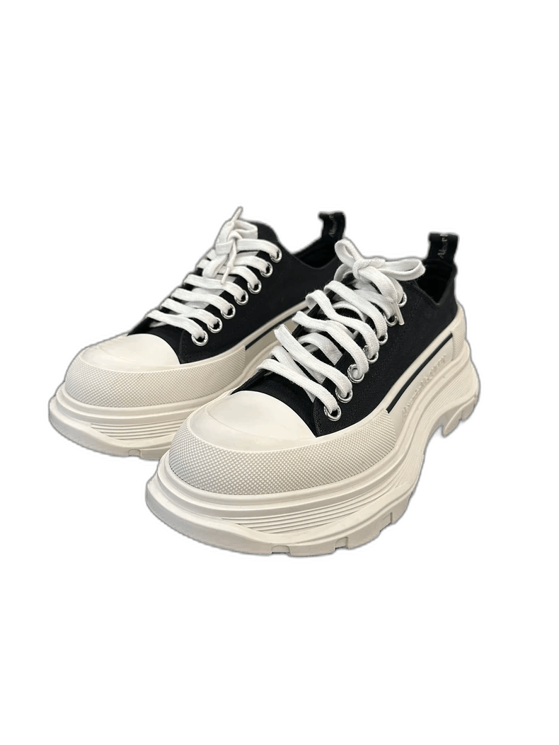 Alexander Mcqueen Black and White Casual Sneakers