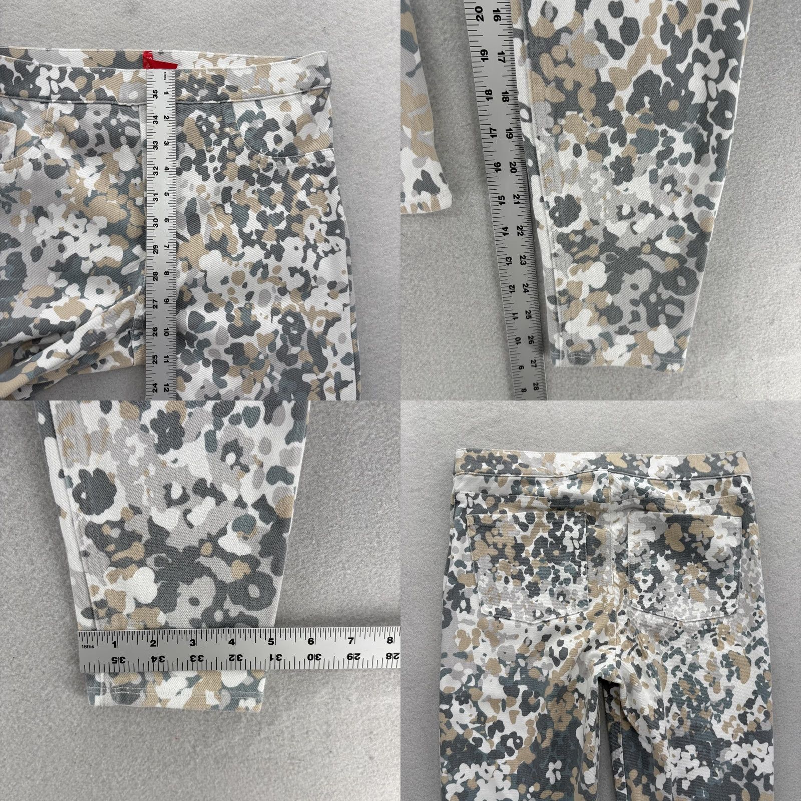 Spanx Spanx Jegging Pants Womens Large Gray Camouflage Stretch Denim Skinny Pockets Pull On Size 36" / US 14 / IT 50 - 8 Thumbnail