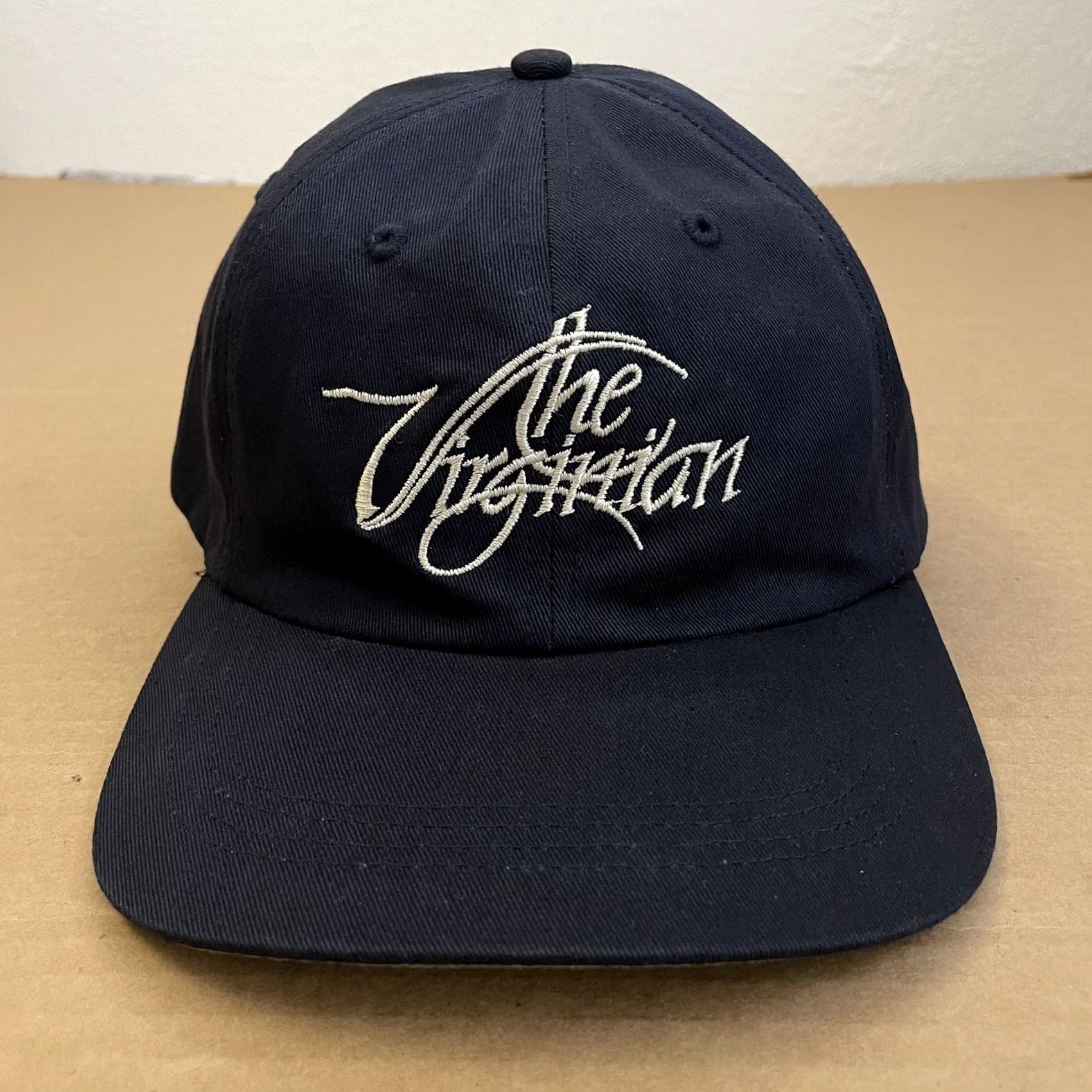 Vintage Ahead The Virginian Hat Cap Strapback Adult Adjustable One Size Strap Back Mens Black Blue Cotton Baseball Cap USA Sports Retro Vintage: No Size ONE SIZE - 2 Thumbnail