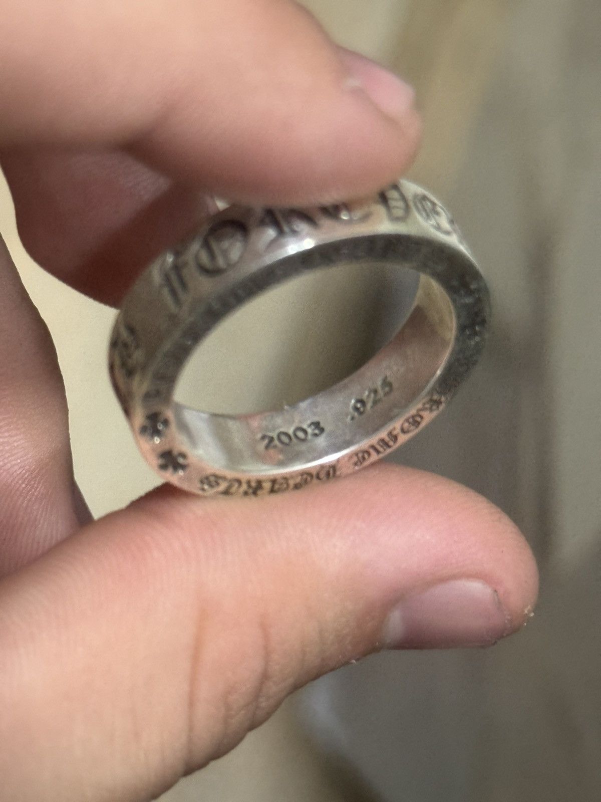 Chrome Hearts Chrome hearts silver spacer new mold SIZE 6.5 Size ONE SIZE - 7 Thumbnail