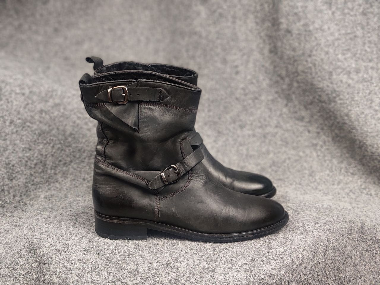 Belstaff Belstaff Endurance motorcycle Ankle Black Leather Logo Boots Size US 10 / IT 40 - 6 Thumbnail