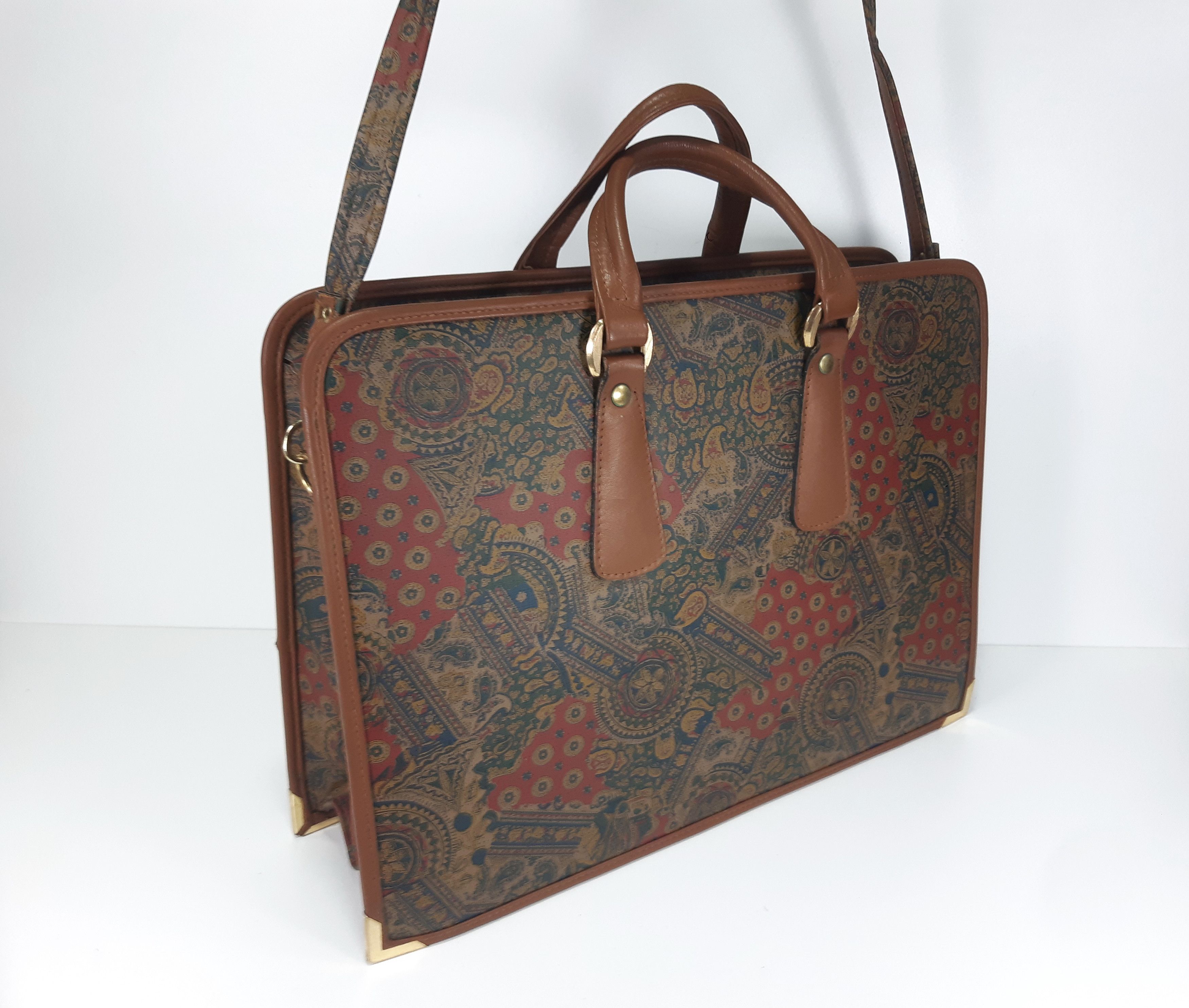 Other Vintage 80s FARMITALIA CARLO ERBA Satchel Bag NEW RARE Size ONE SIZE - 7 Thumbnail