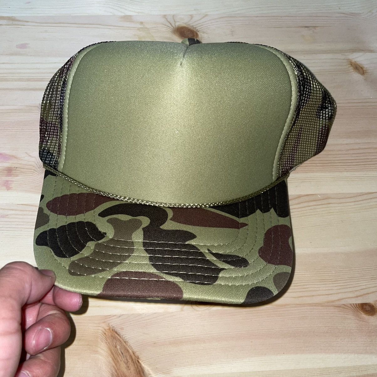Otto Vintage Duck Camo Trucker Hat Size ONE SIZE - 3 Thumbnail