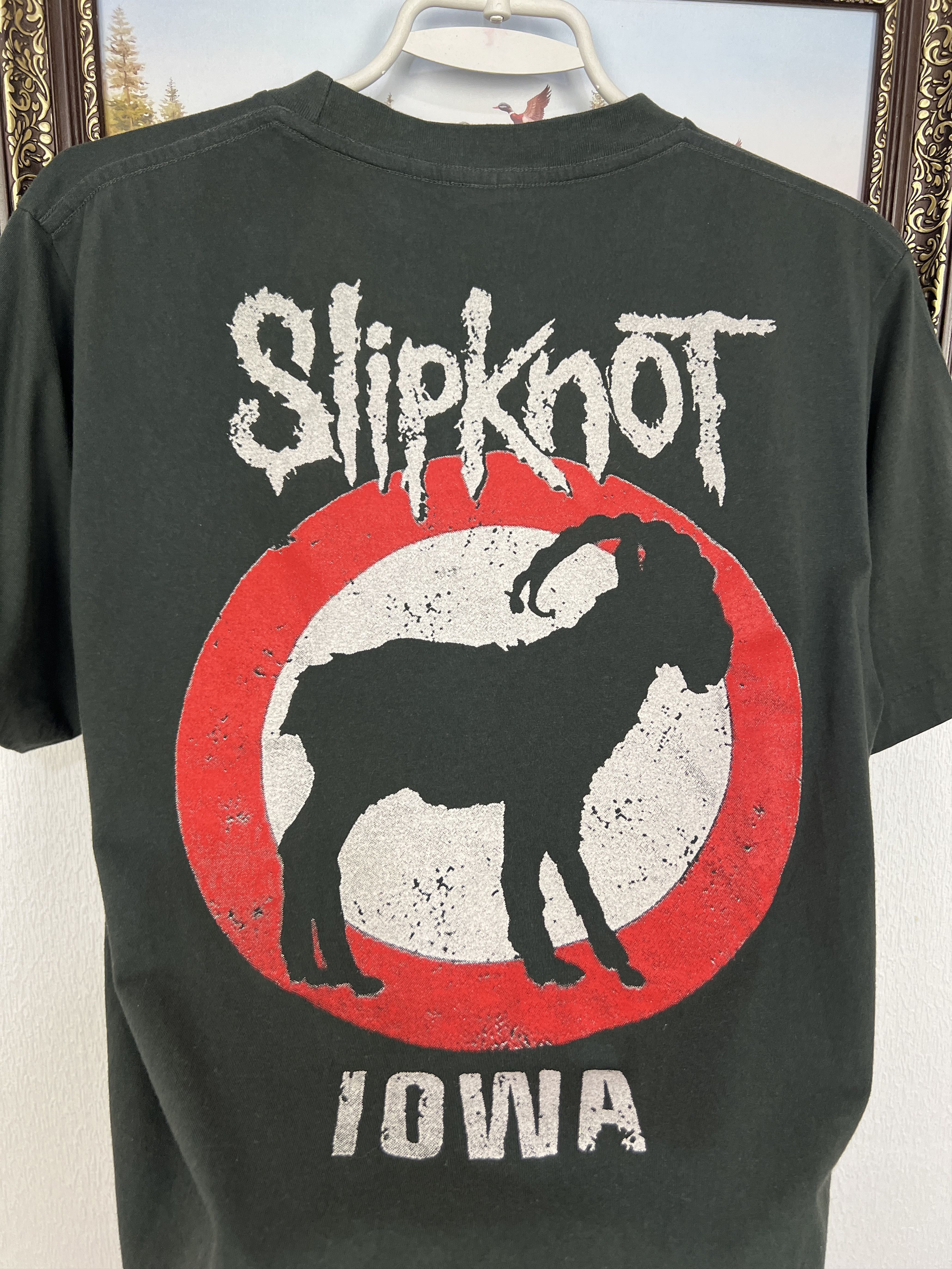 Vintage Vintage Slipknot Iowa Band Shirt Over Print Rare Big Logo Size US M / EU 48-50 / 2 - 2 Thumbnail