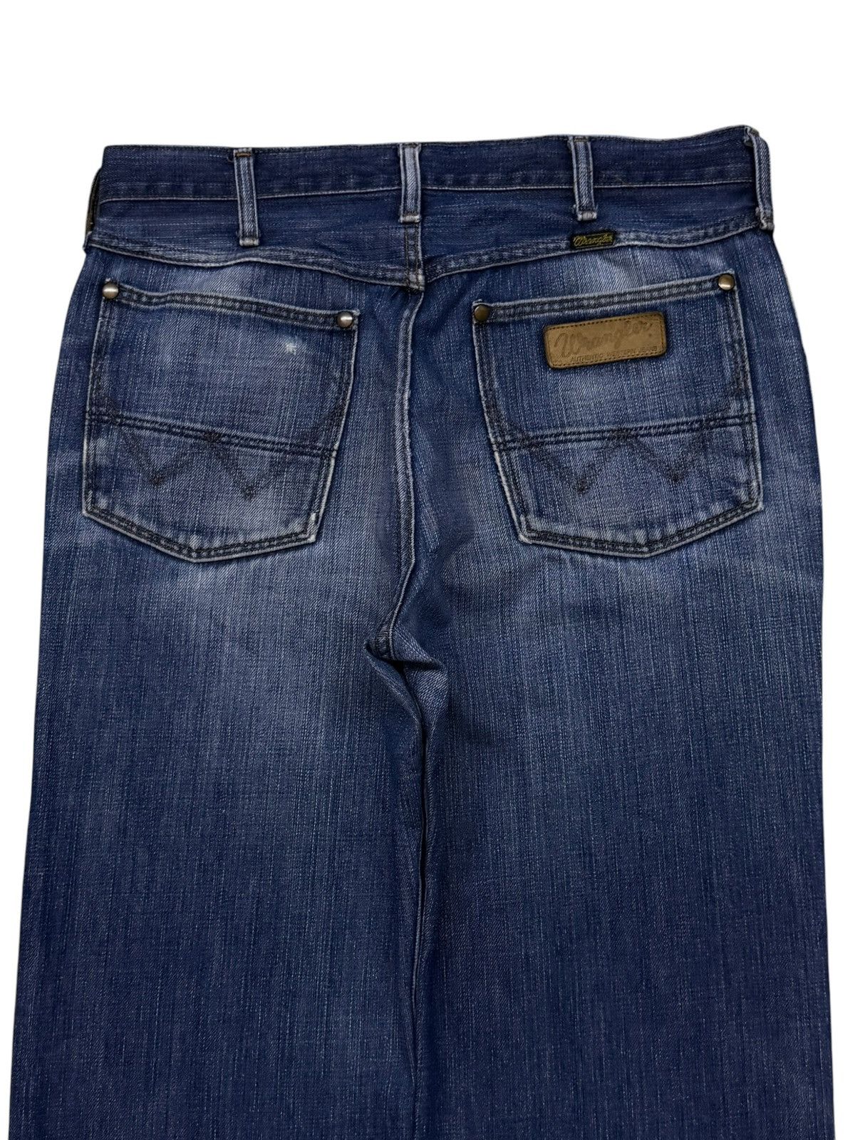 Wrangler Vintage Wrangler 11MWZ Japan Denim Jeans | Wide Straight W32 Size US 32 / EU 48 - 5 Thumbnail